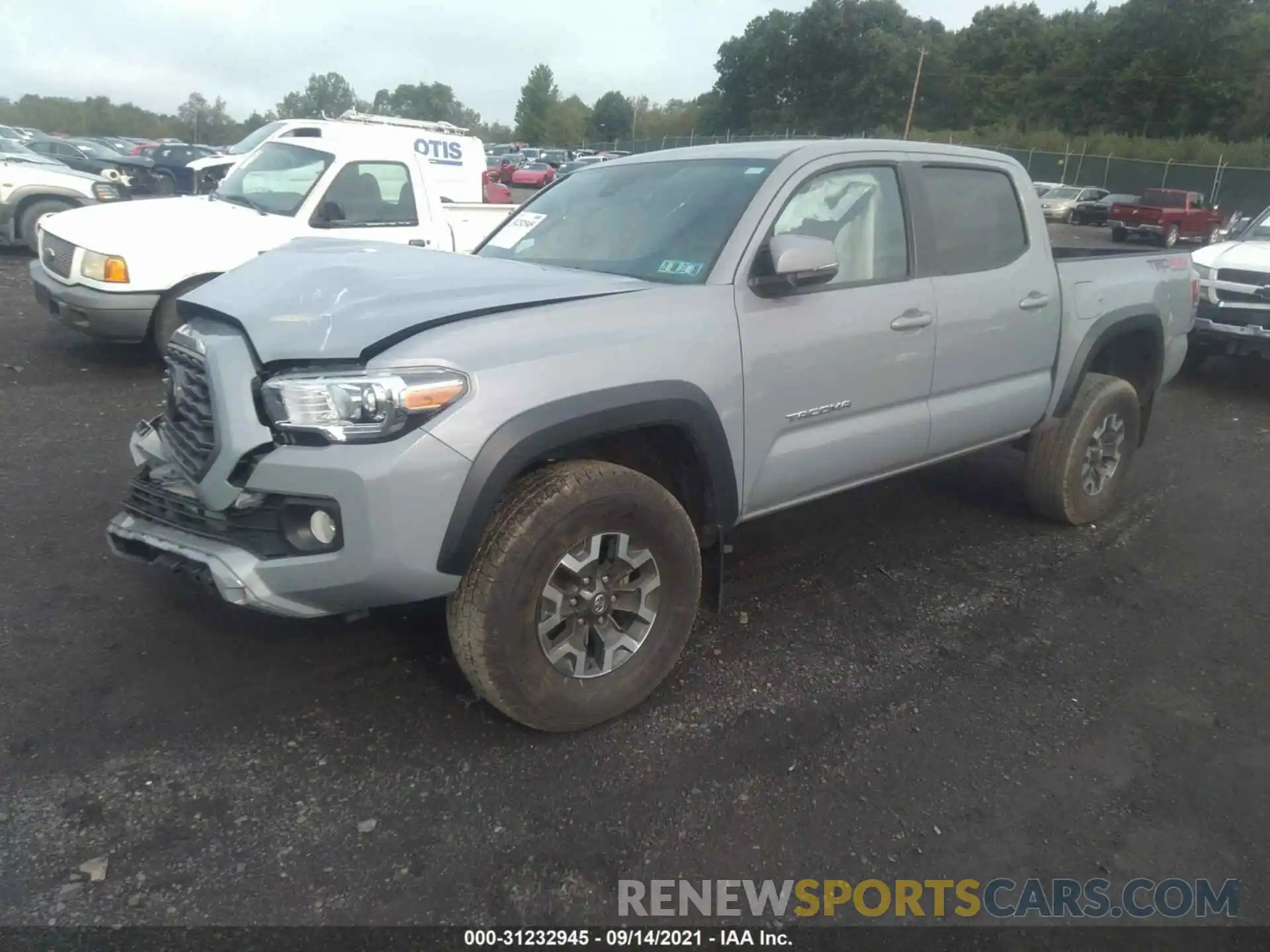 2 Photograph of a damaged car 3TMCZ5AN8MM382663 TOYOTA TACOMA 4WD 2021