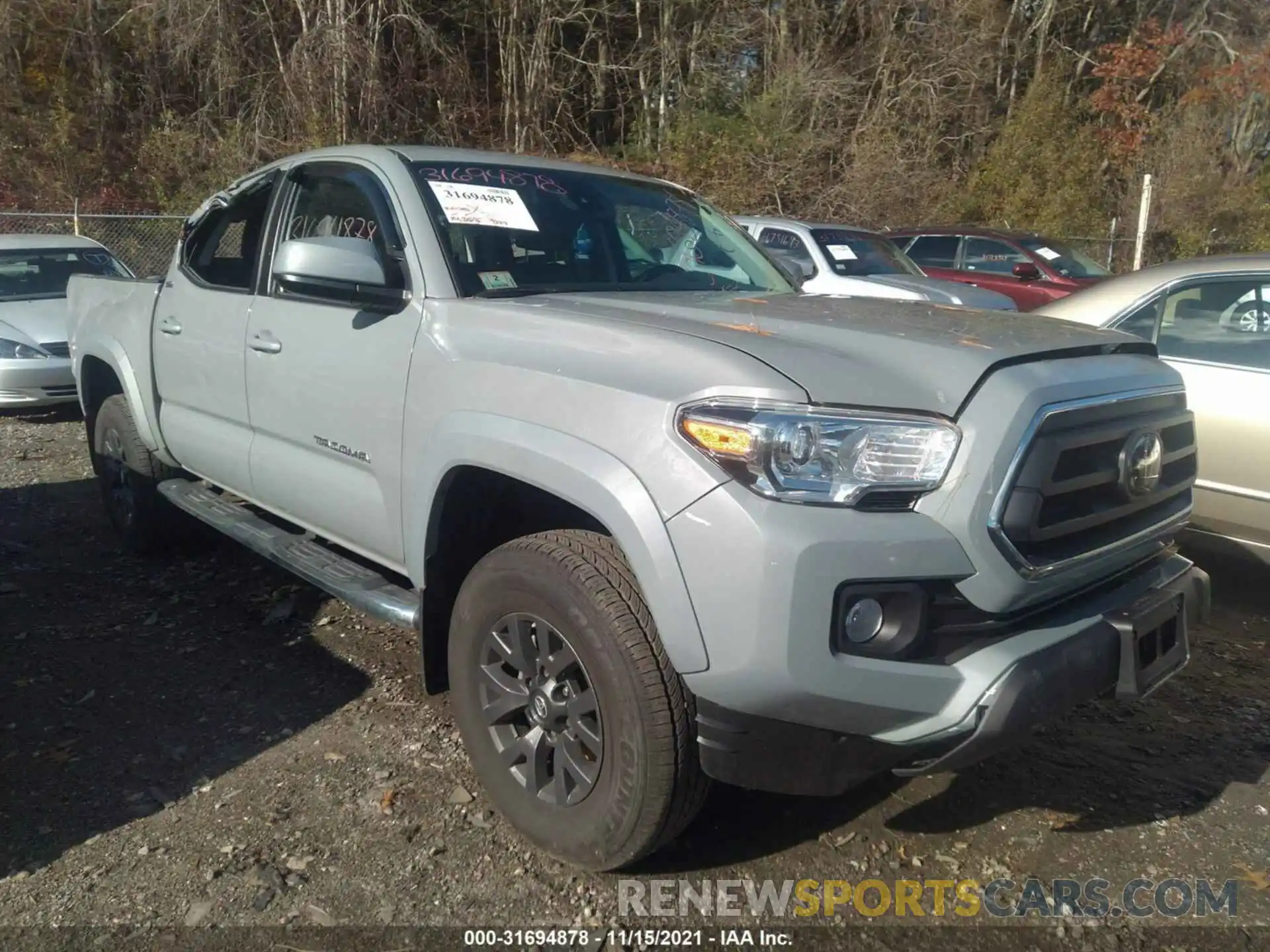 1 Photograph of a damaged car 3TMCZ5AN8MM398930 TOYOTA TACOMA 4WD 2021