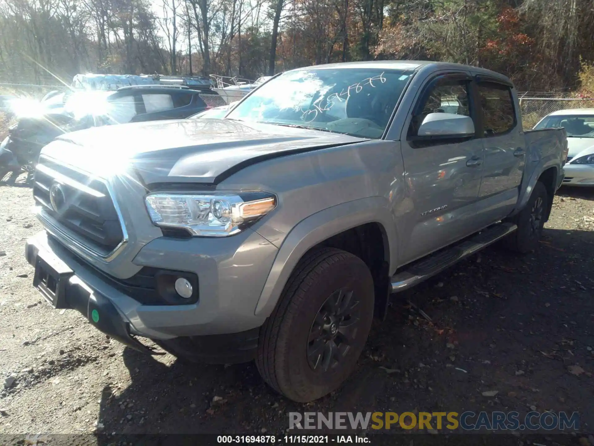 2 Photograph of a damaged car 3TMCZ5AN8MM398930 TOYOTA TACOMA 4WD 2021