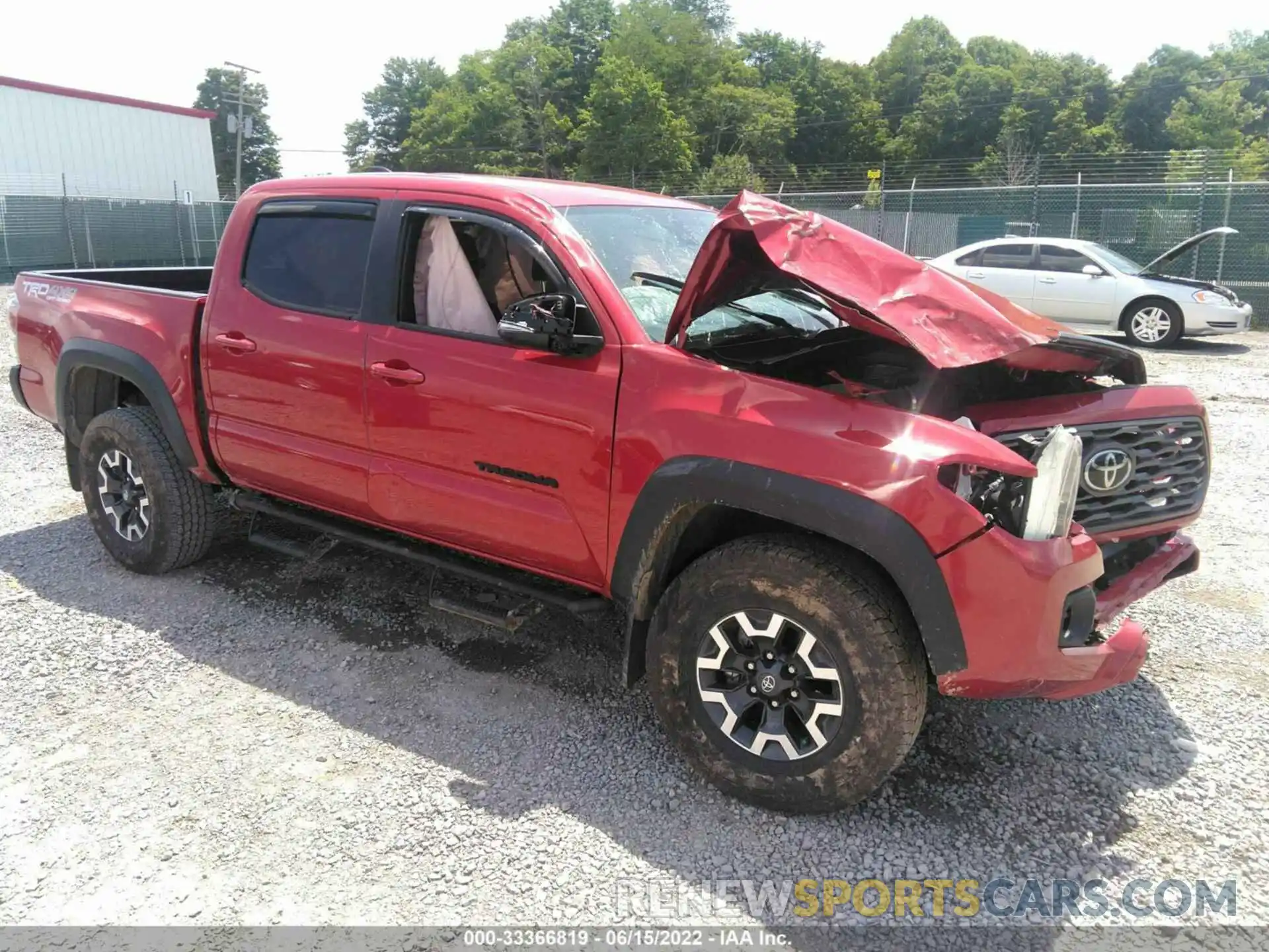 1 Photograph of a damaged car 3TMCZ5AN8MM402569 TOYOTA TACOMA 4WD 2021