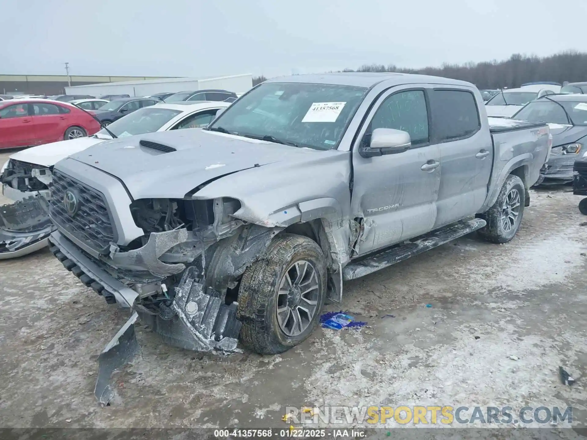 2 Photograph of a damaged car 3TMCZ5AN8MM423986 TOYOTA TACOMA 4WD 2021