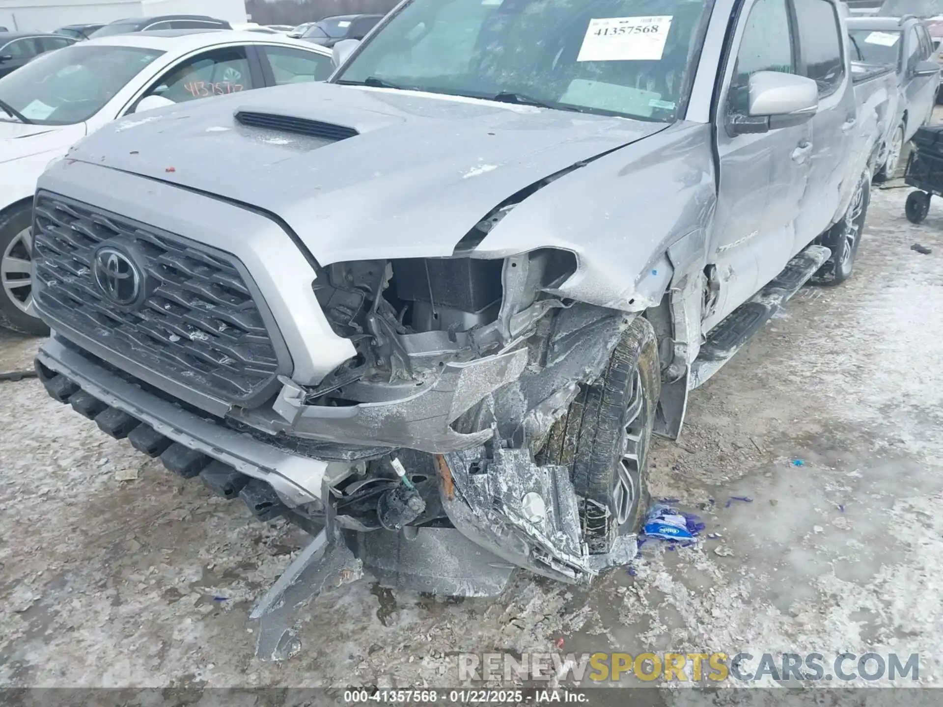 6 Photograph of a damaged car 3TMCZ5AN8MM423986 TOYOTA TACOMA 4WD 2021