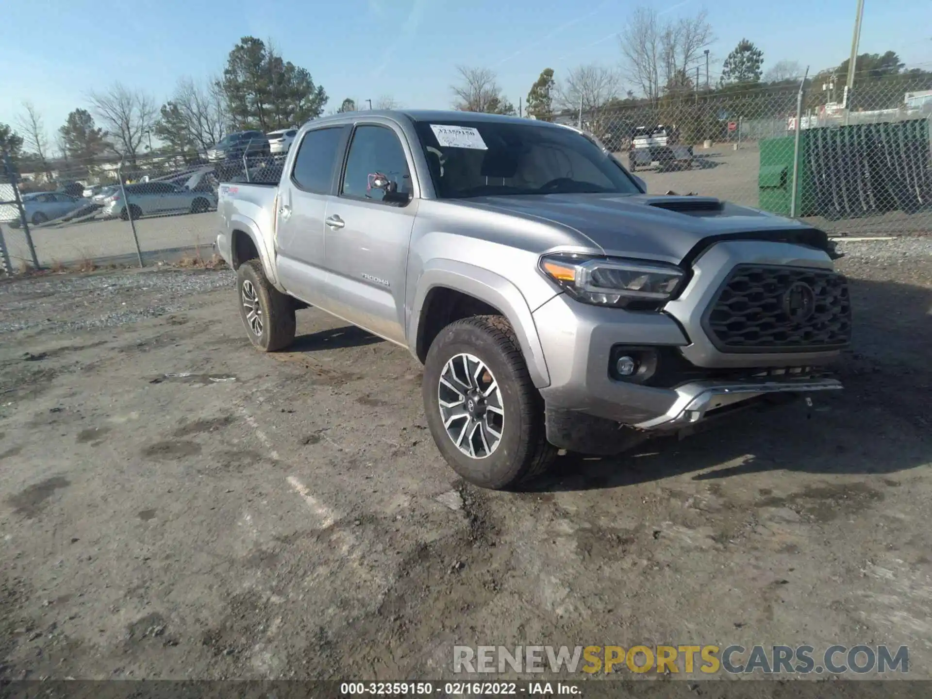 1 Photograph of a damaged car 3TMCZ5AN8MM432249 TOYOTA TACOMA 4WD 2021