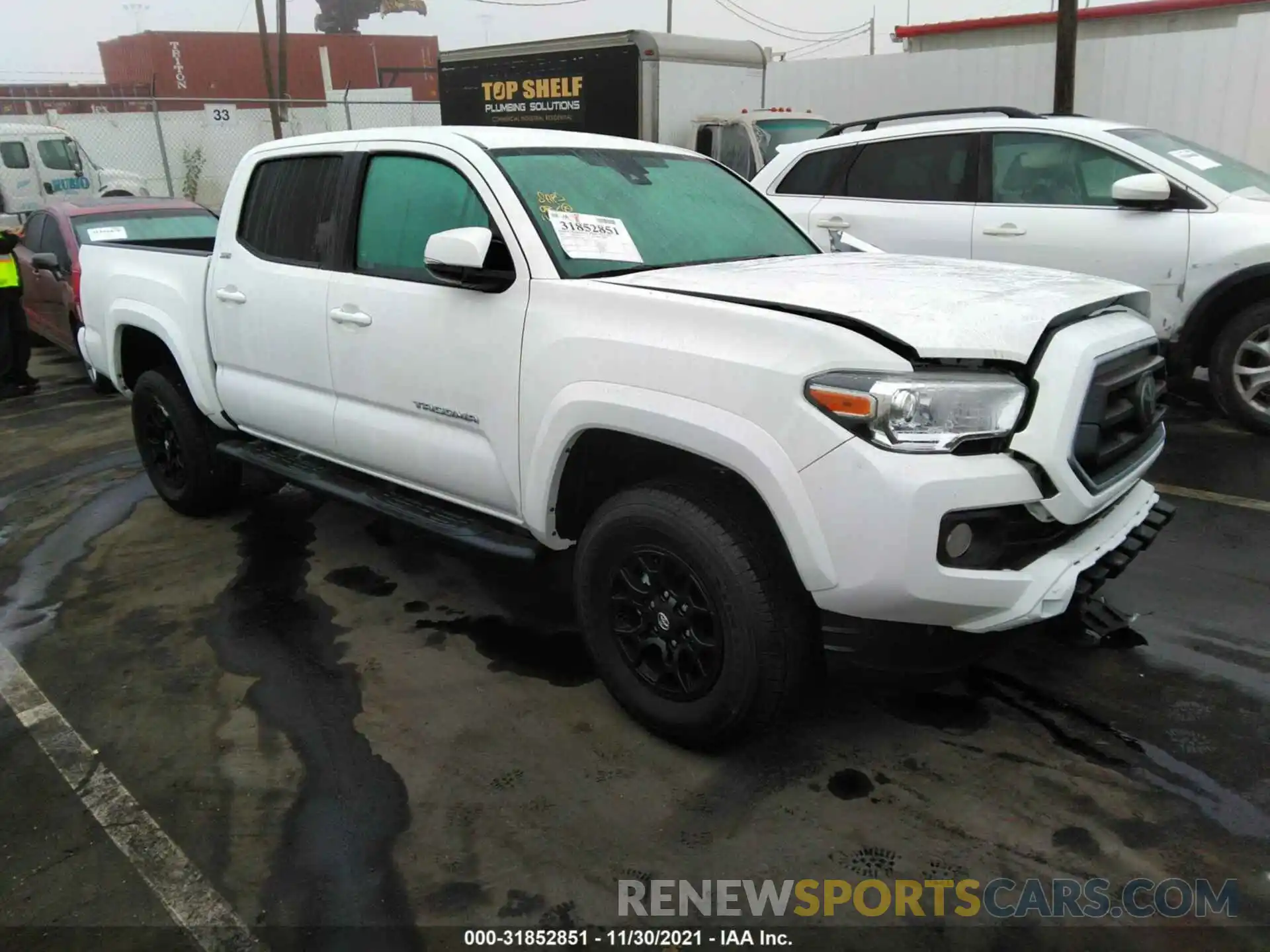 1 Photograph of a damaged car 3TMCZ5AN9MM453059 TOYOTA TACOMA 4WD 2021