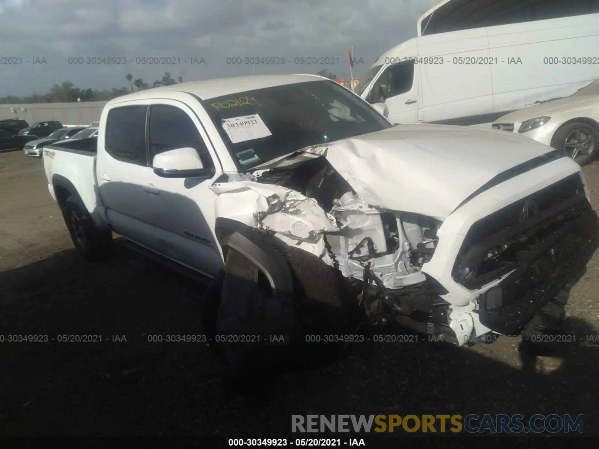 1 Photograph of a damaged car 3TMDZ5BN0MM099533 TOYOTA TACOMA 4WD 2021