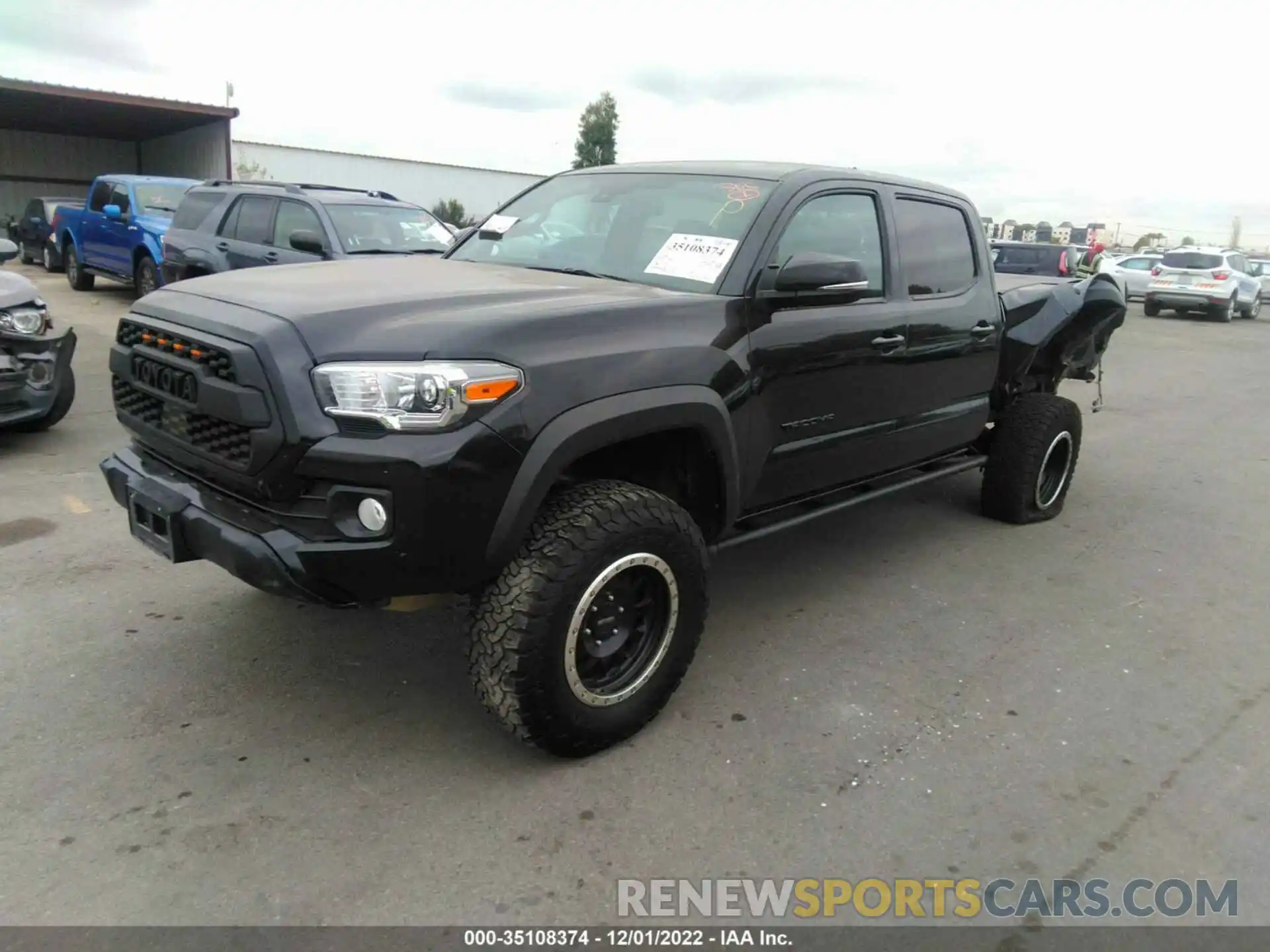 2 Photograph of a damaged car 3TMDZ5BN1MM102651 TOYOTA TACOMA 4WD 2021