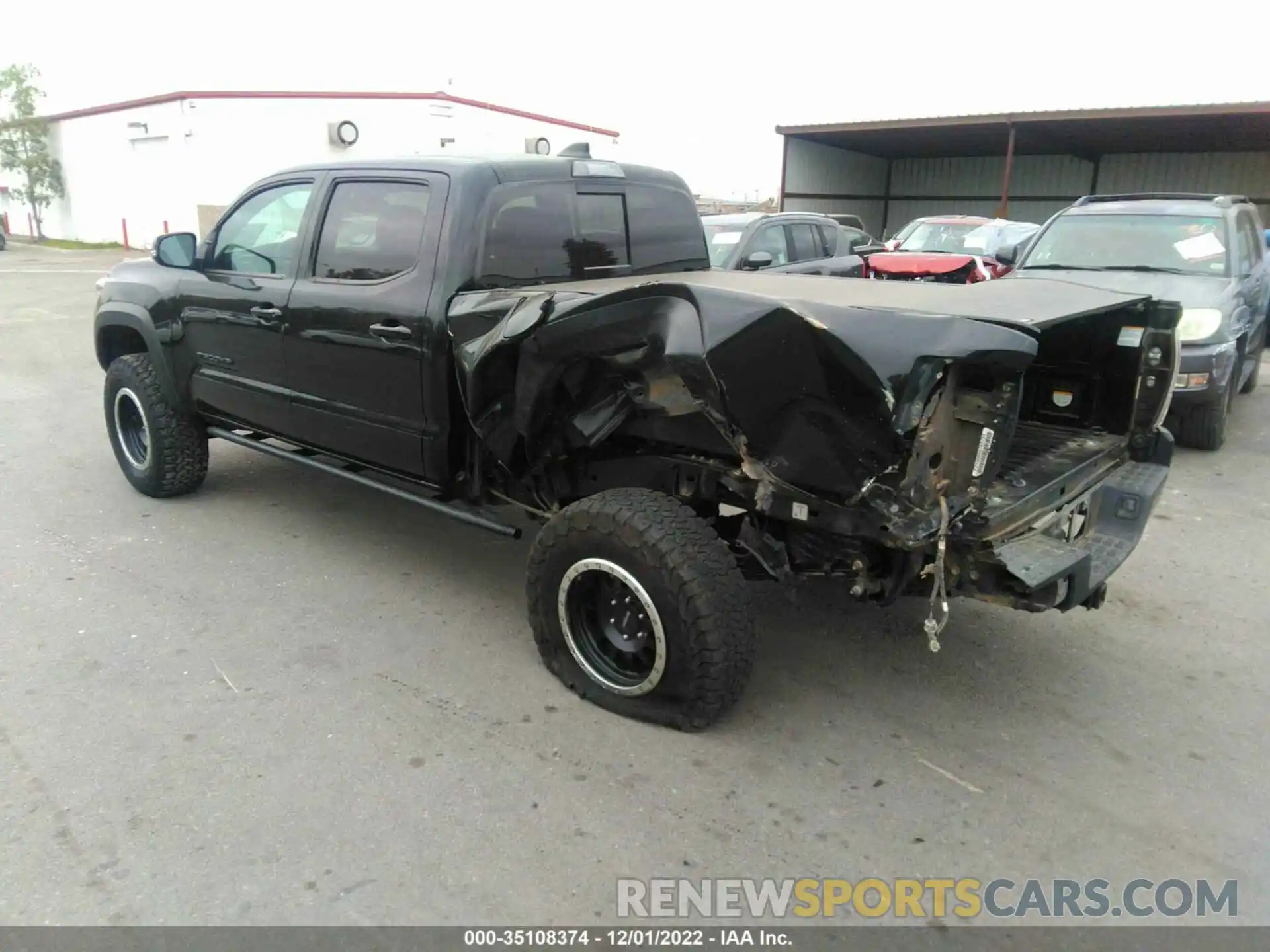 3 Photograph of a damaged car 3TMDZ5BN1MM102651 TOYOTA TACOMA 4WD 2021