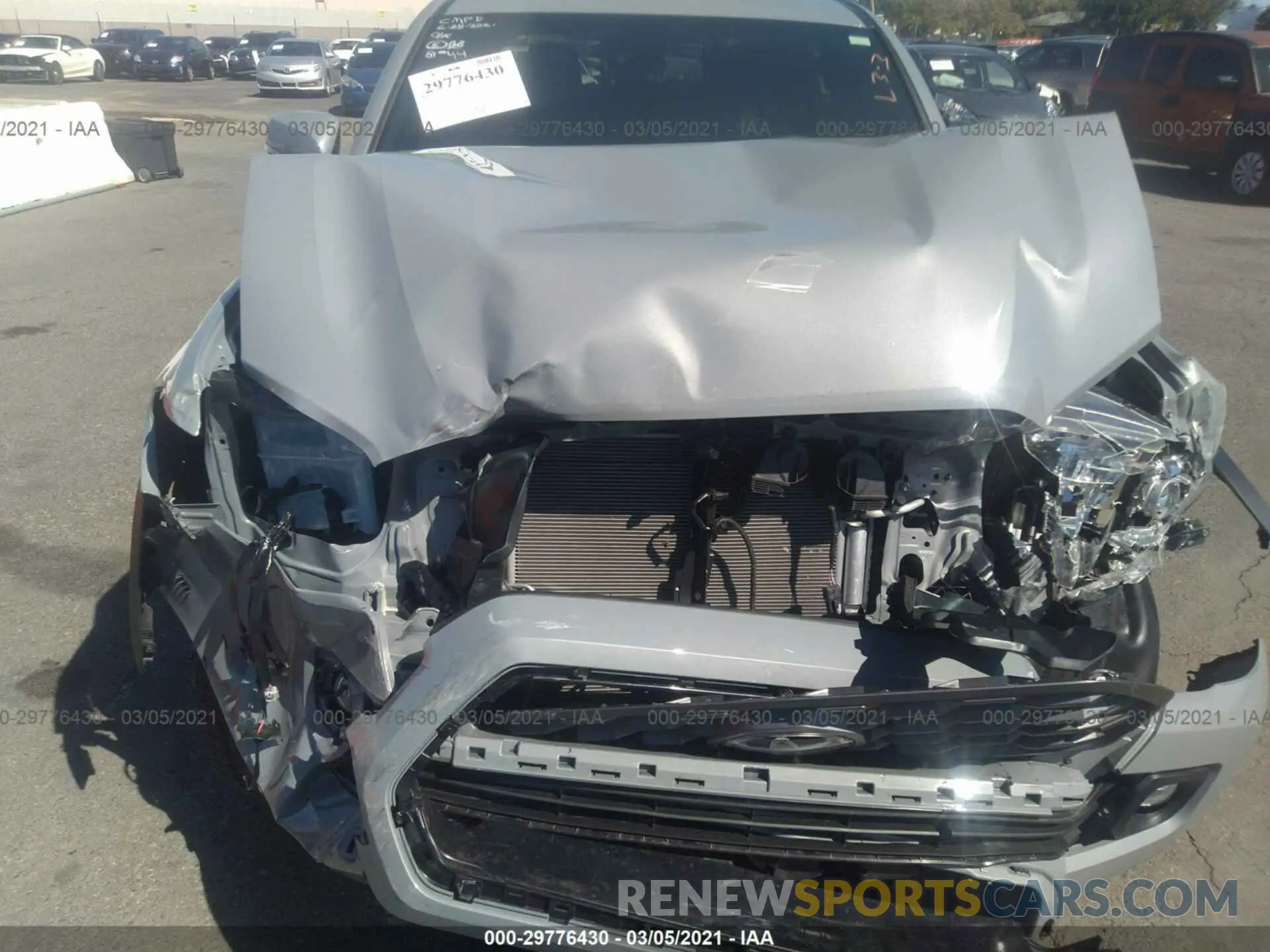 10 Photograph of a damaged car 3TMDZ5BN6MM102340 TOYOTA TACOMA 4WD 2021