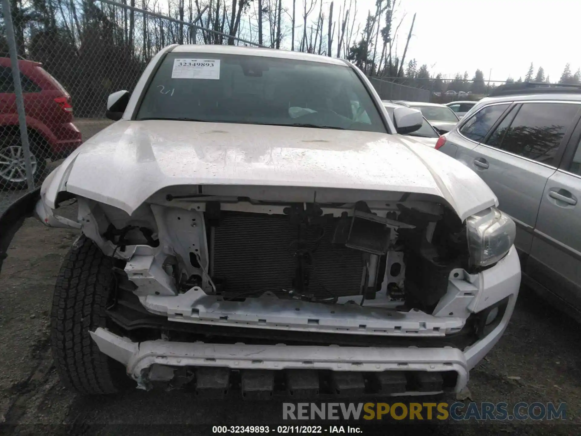 6 Photograph of a damaged car 3TMDZ5BN9MM114837 TOYOTA TACOMA 4WD 2021