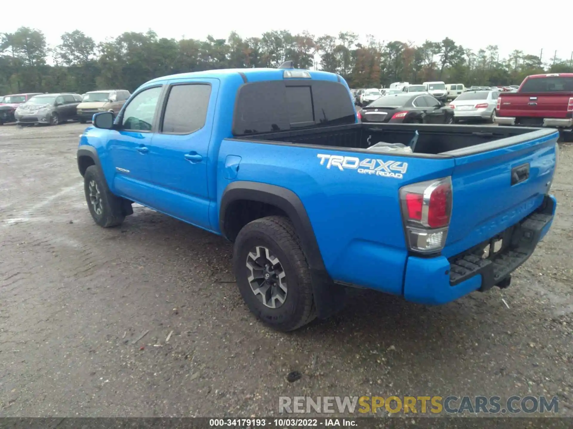 3 Photograph of a damaged car 3TYCZ5AN1MT020985 TOYOTA TACOMA 4WD 2021