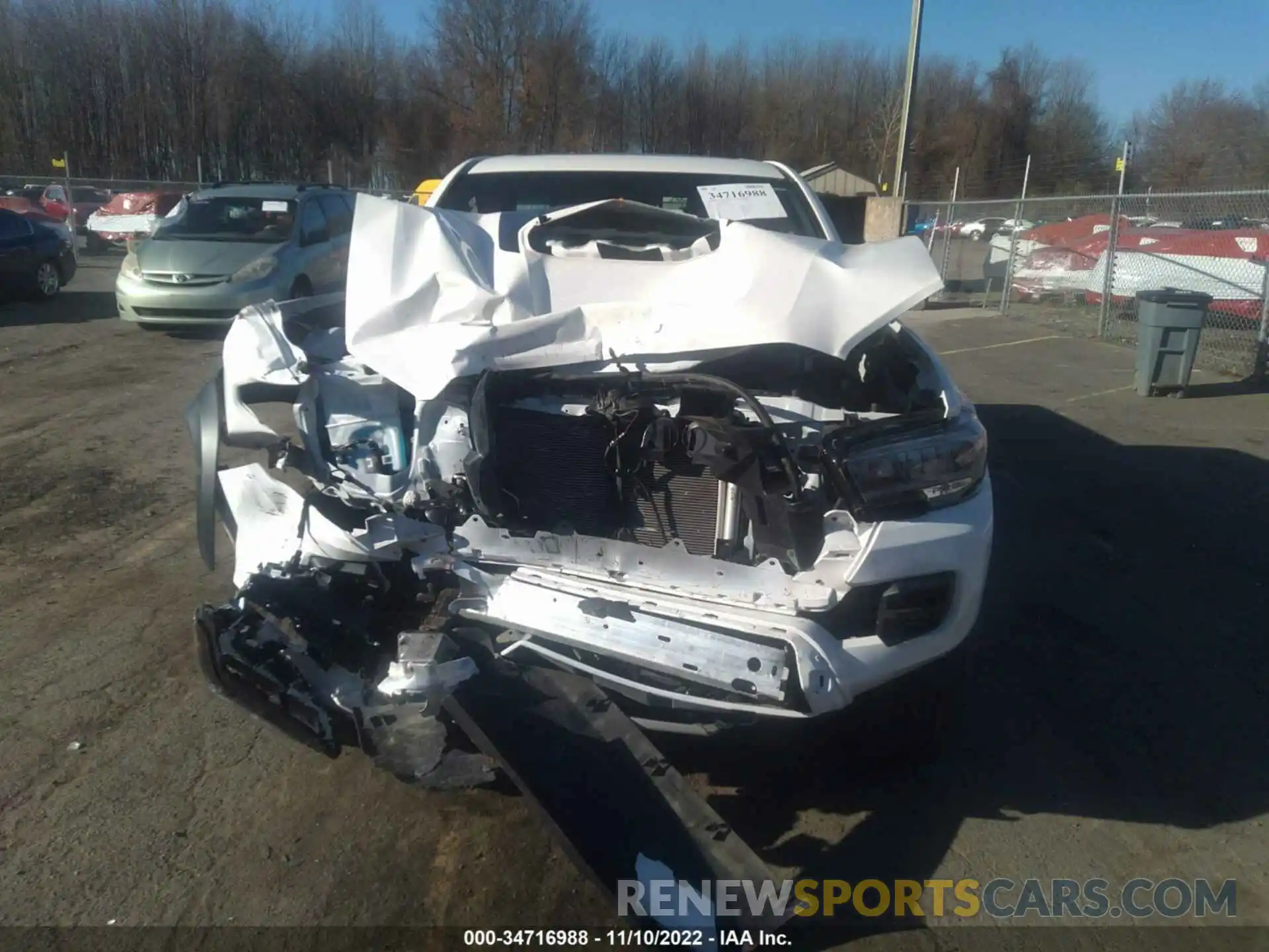 6 Photograph of a damaged car 3TYCZ5AN3MT039148 TOYOTA TACOMA 4WD 2021