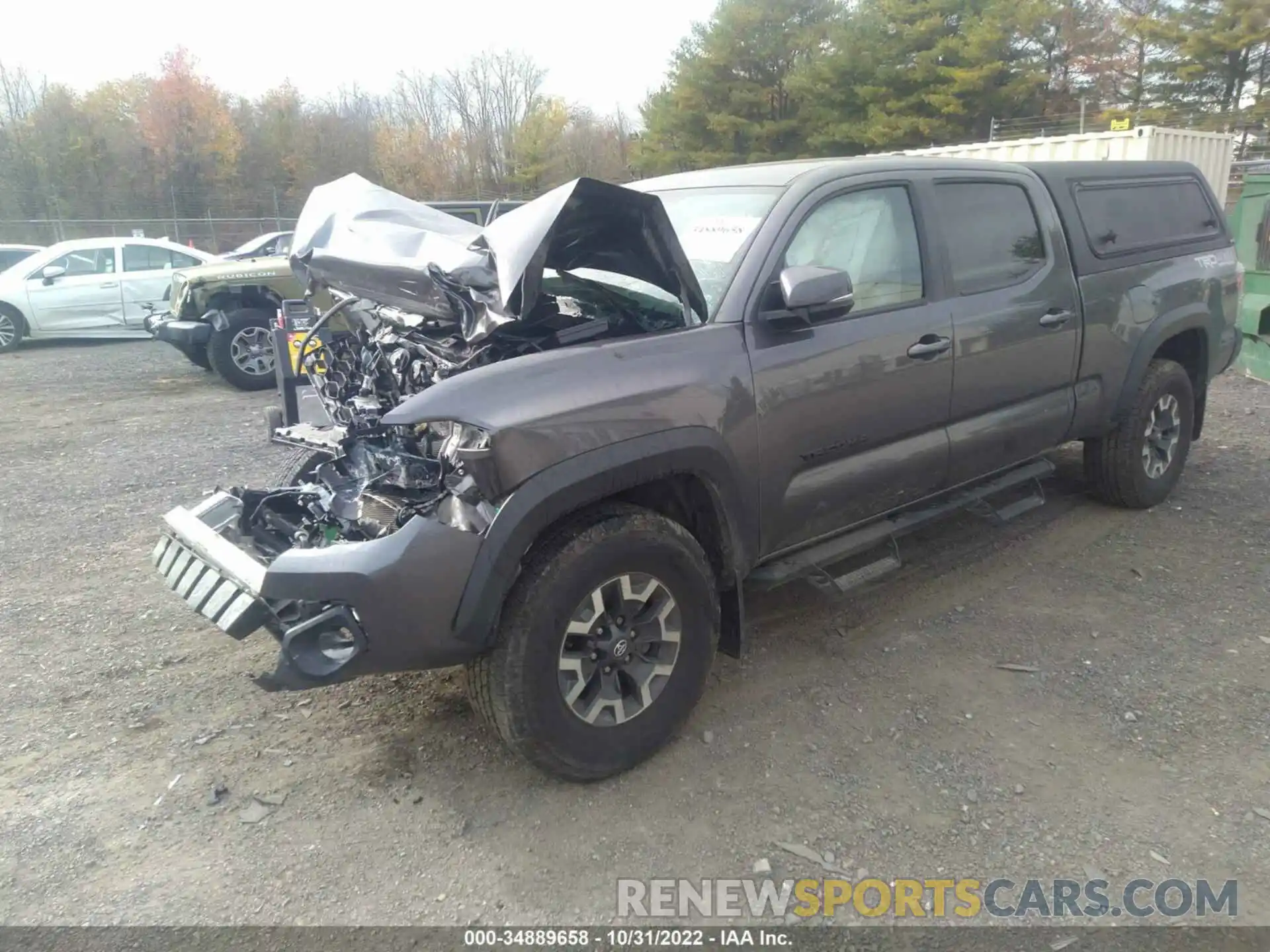 2 Photograph of a damaged car 3TYDZ5BN3MT002314 TOYOTA TACOMA 4WD 2021