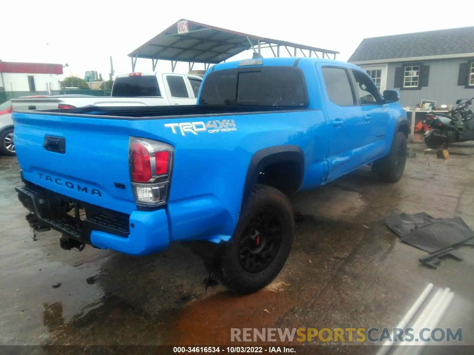 4 Photograph of a damaged car 3TYDZ5BN3MT004015 TOYOTA TACOMA 4WD 2021