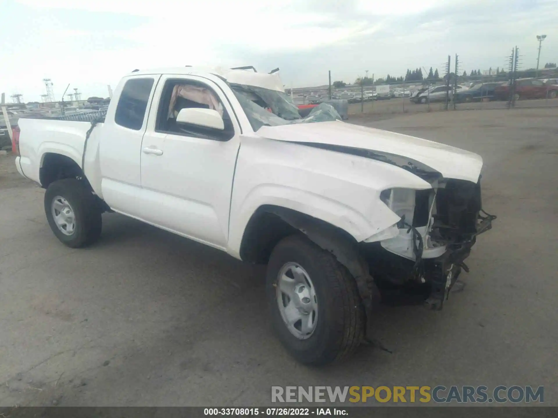 1 Photograph of a damaged car 3TYSX5EN7MT007251 TOYOTA TACOMA 4WD 2021