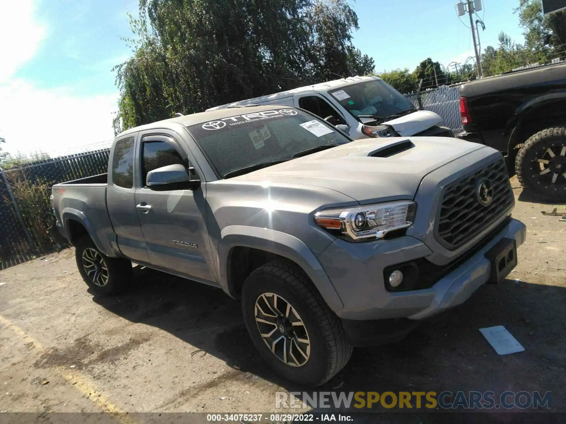 1 Photograph of a damaged car 3TYSZ5AN1MT020514 TOYOTA TACOMA 4WD 2021