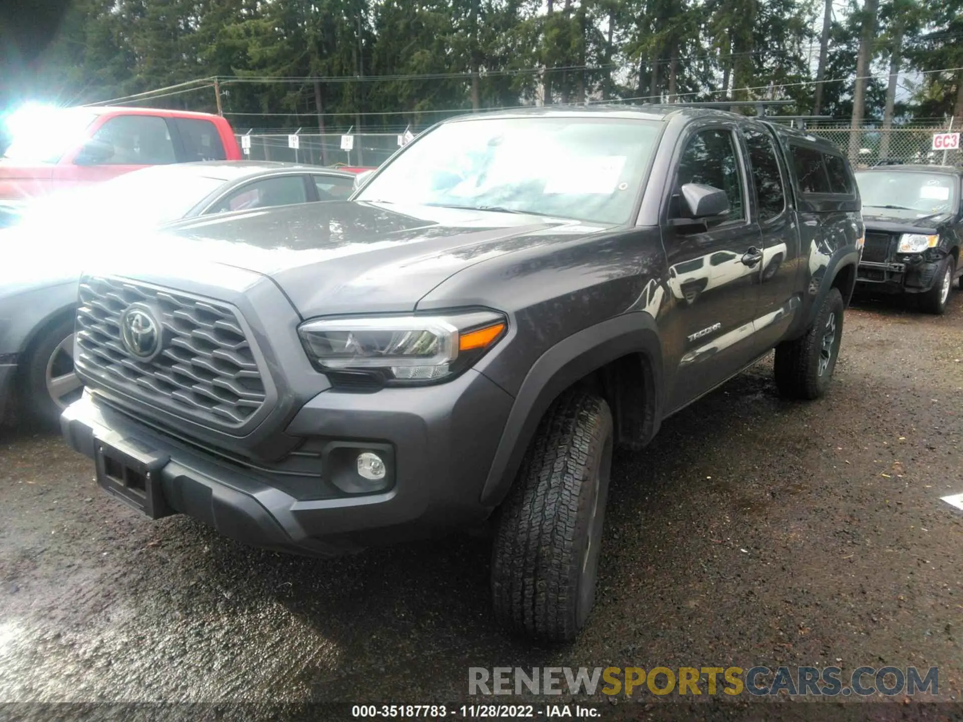 2 Photograph of a damaged car 3TYSZ5AN9MT051459 TOYOTA TACOMA 4WD 2021