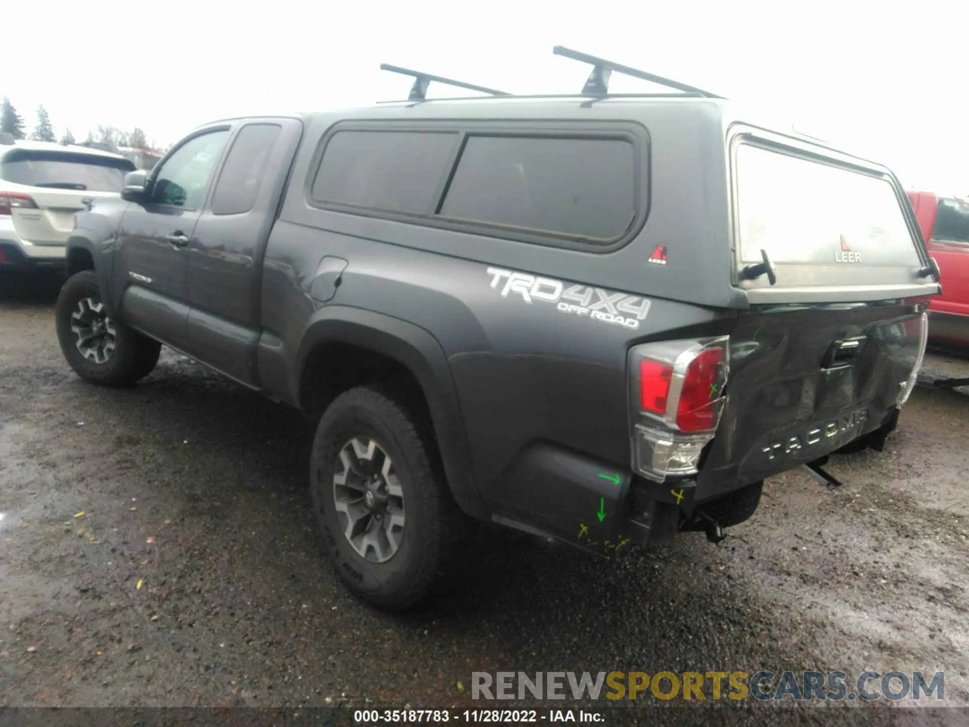 3 Photograph of a damaged car 3TYSZ5AN9MT051459 TOYOTA TACOMA 4WD 2021
