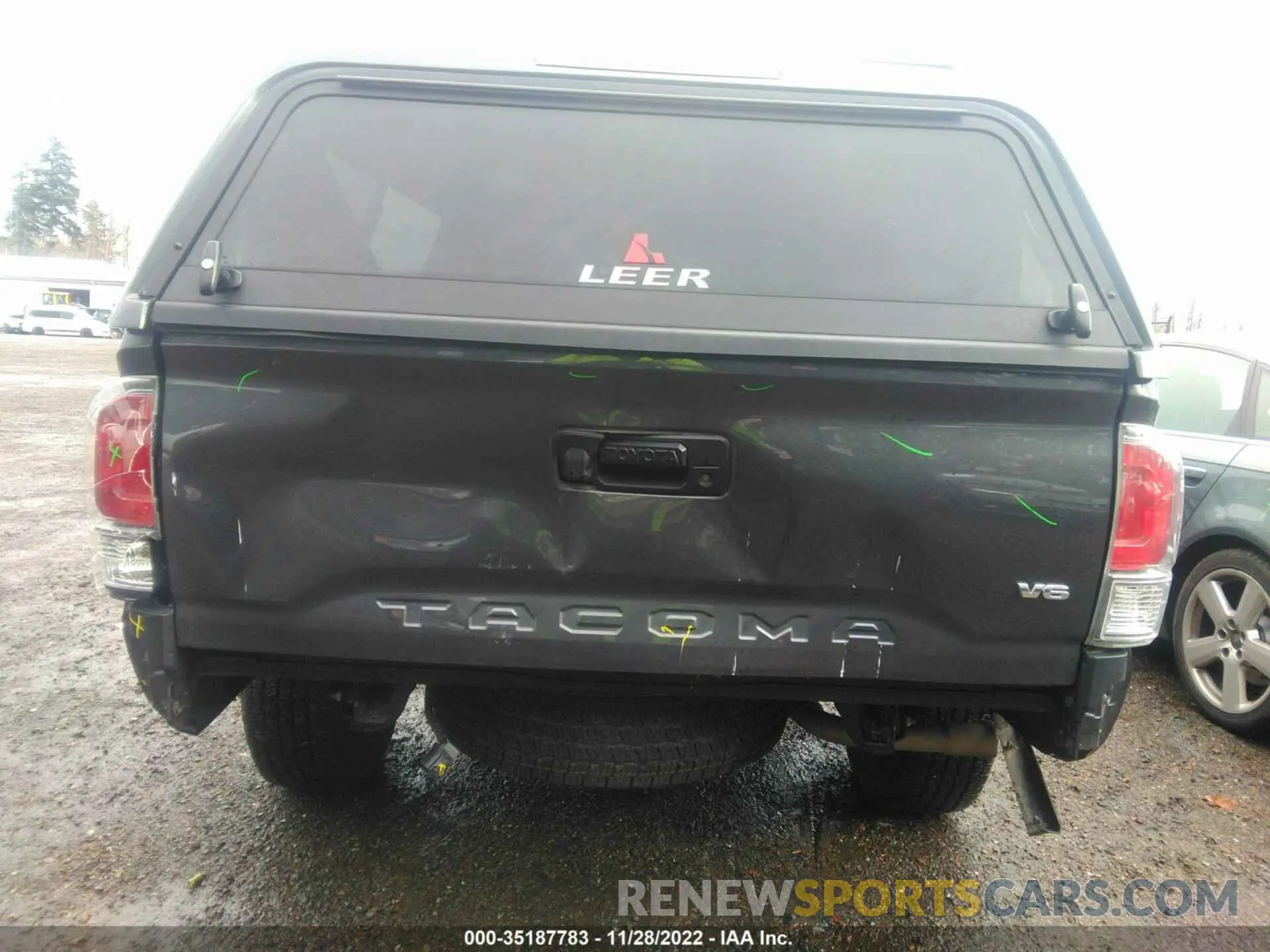 6 Photograph of a damaged car 3TYSZ5AN9MT051459 TOYOTA TACOMA 4WD 2021