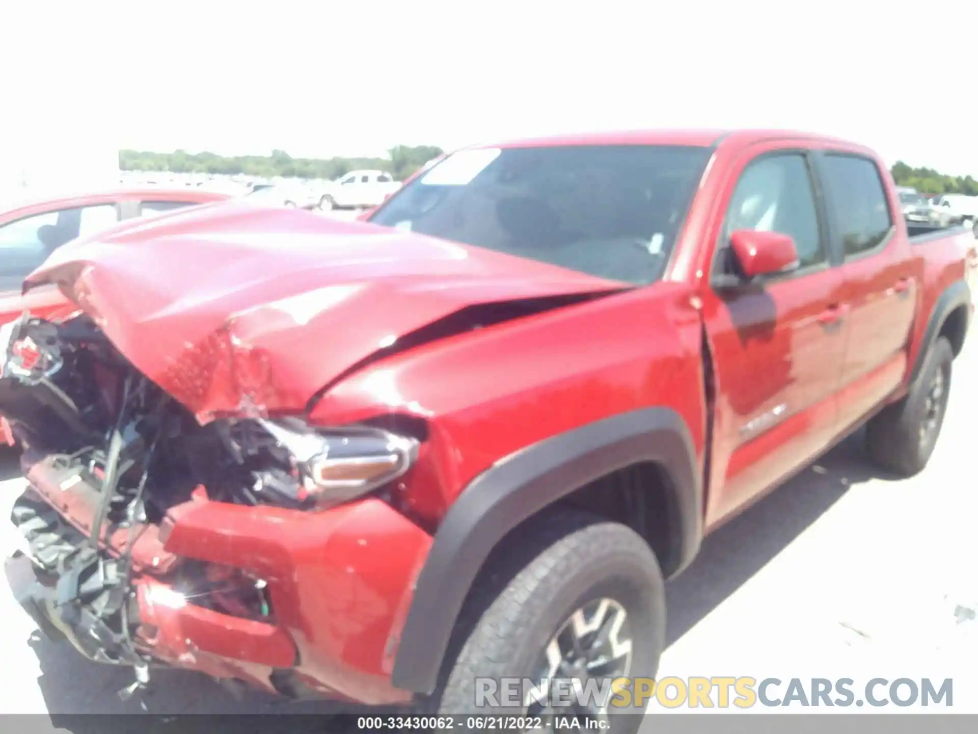 2 Photograph of a damaged car 5TFCZ5AN0MX262916 TOYOTA TACOMA 4WD 2021