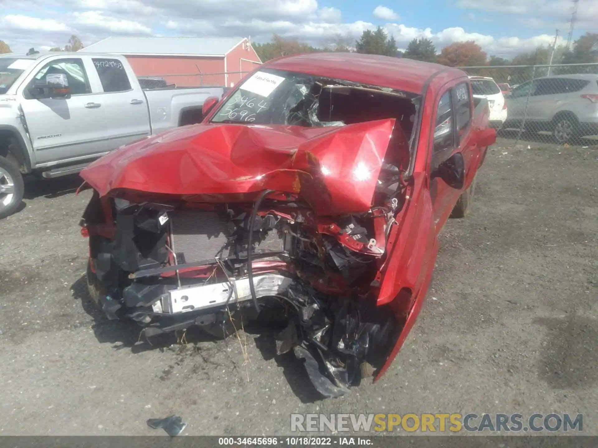 6 Photograph of a damaged car 5TFCZ5AN2MX276008 TOYOTA TACOMA 4WD 2021