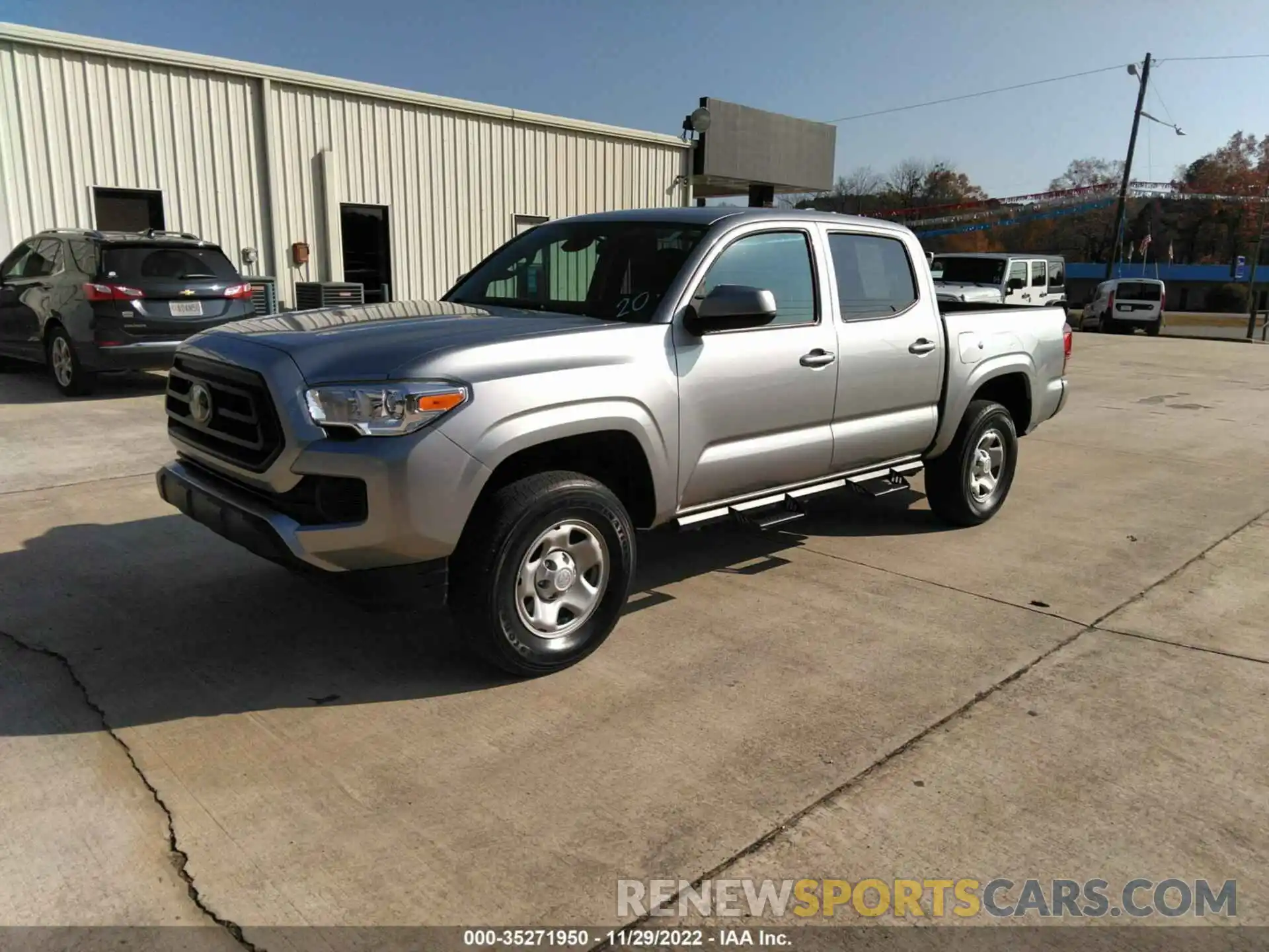 2 Photograph of a damaged car 5TFCZ5AN3MX259556 TOYOTA TACOMA 4WD 2021