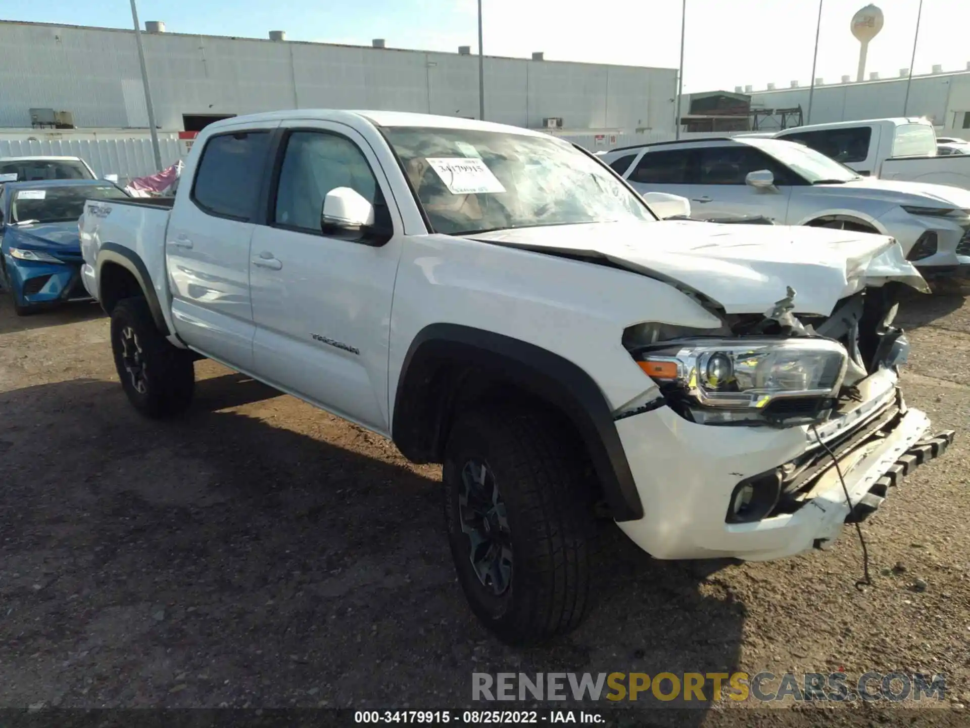 1 Photograph of a damaged car 5TFCZ5AN4MX271425 TOYOTA TACOMA 4WD 2021