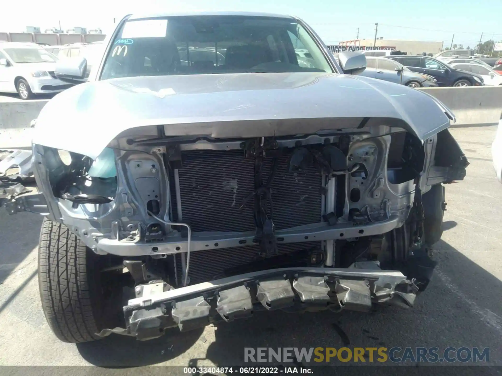 6 Photograph of a damaged car 5TFCZ5AN7MX281981 TOYOTA TACOMA 4WD 2021