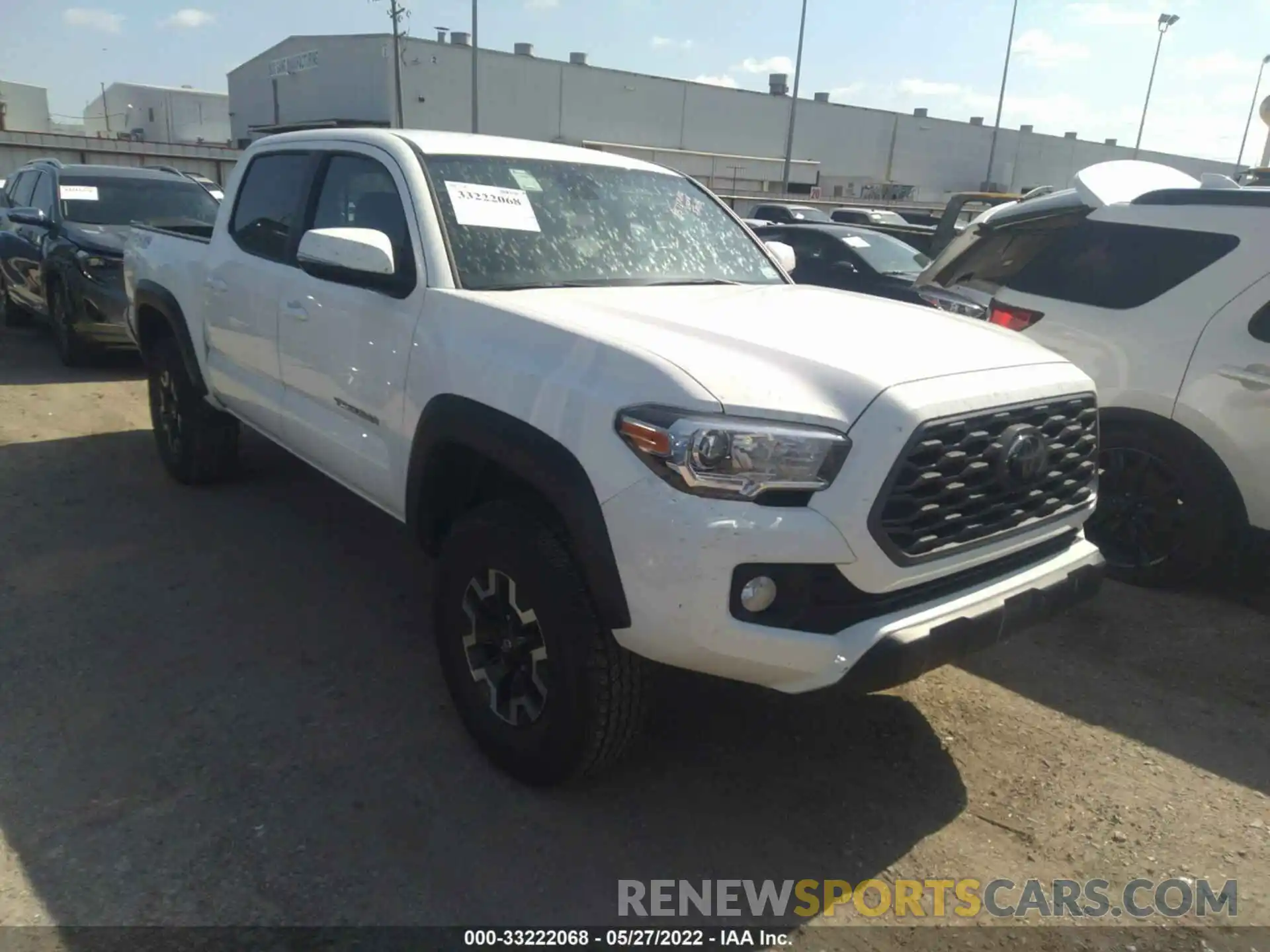 1 Photograph of a damaged car 5TFCZ5AN8MX263750 TOYOTA TACOMA 4WD 2021