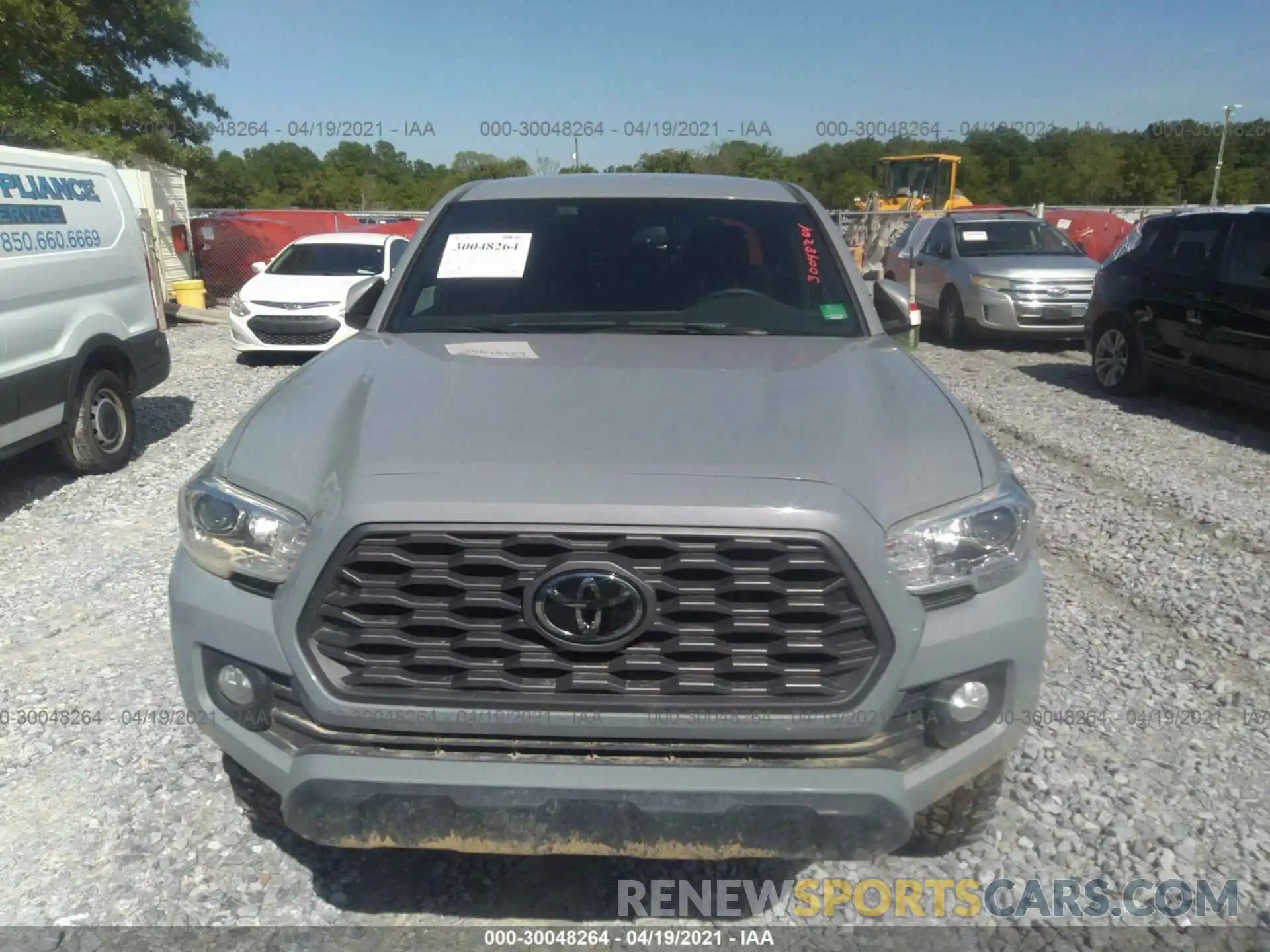 6 Photograph of a damaged car 5TFCZ5AN9MX255706 TOYOTA TACOMA 4WD 2021