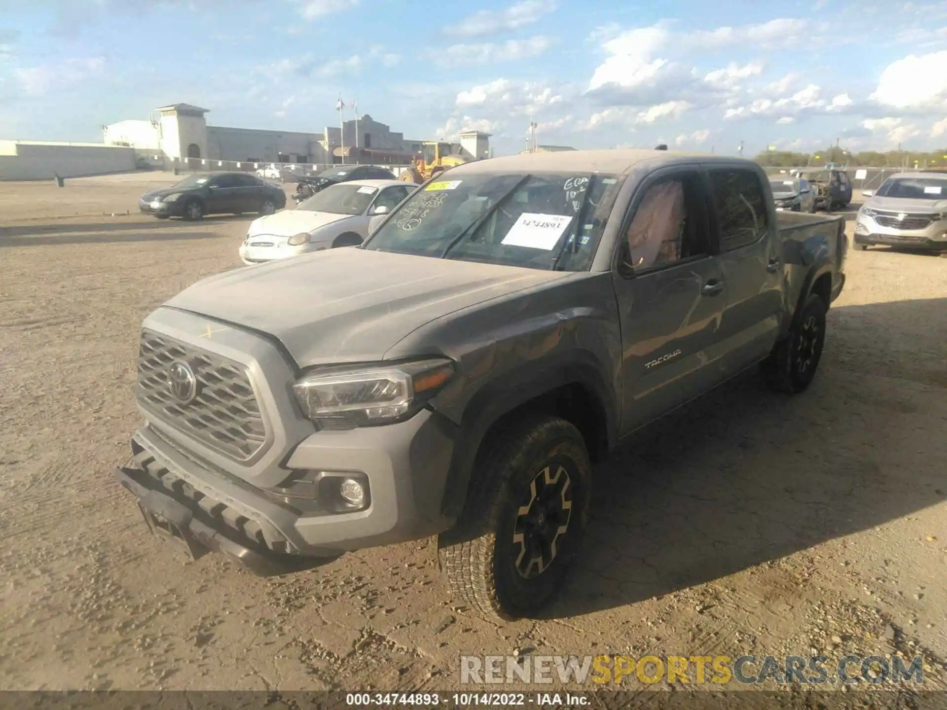 2 Photograph of a damaged car 5TFDZ5BN6MX057118 TOYOTA TACOMA 4WD 2021