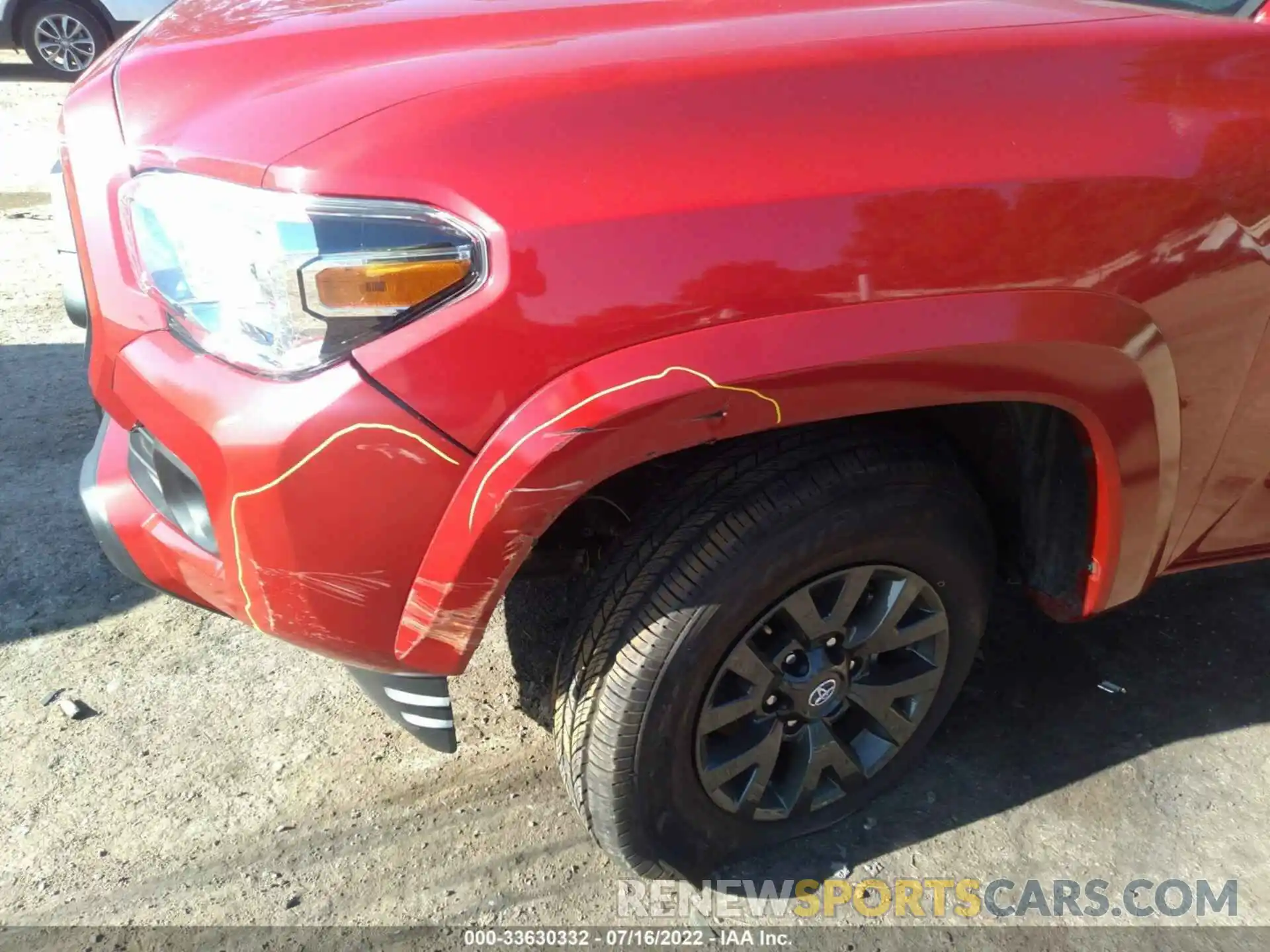 6 Photograph of a damaged car 3TMCZ5AN8NM486278 TOYOTA TACOMA 4WD 2022