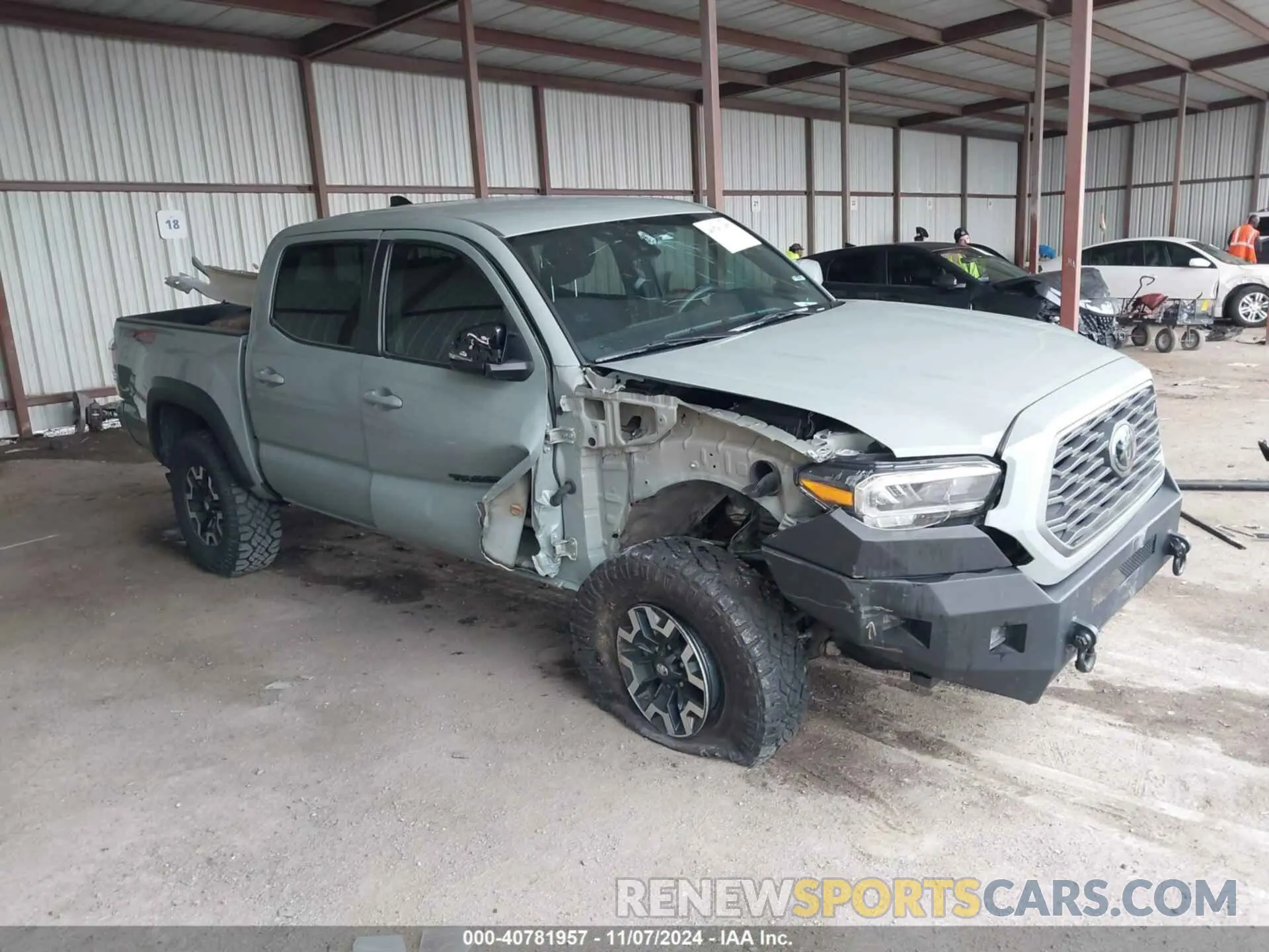 1 Photograph of a damaged car 3TMCZ5AN9NM503010 TOYOTA TACOMA 4WD 2022