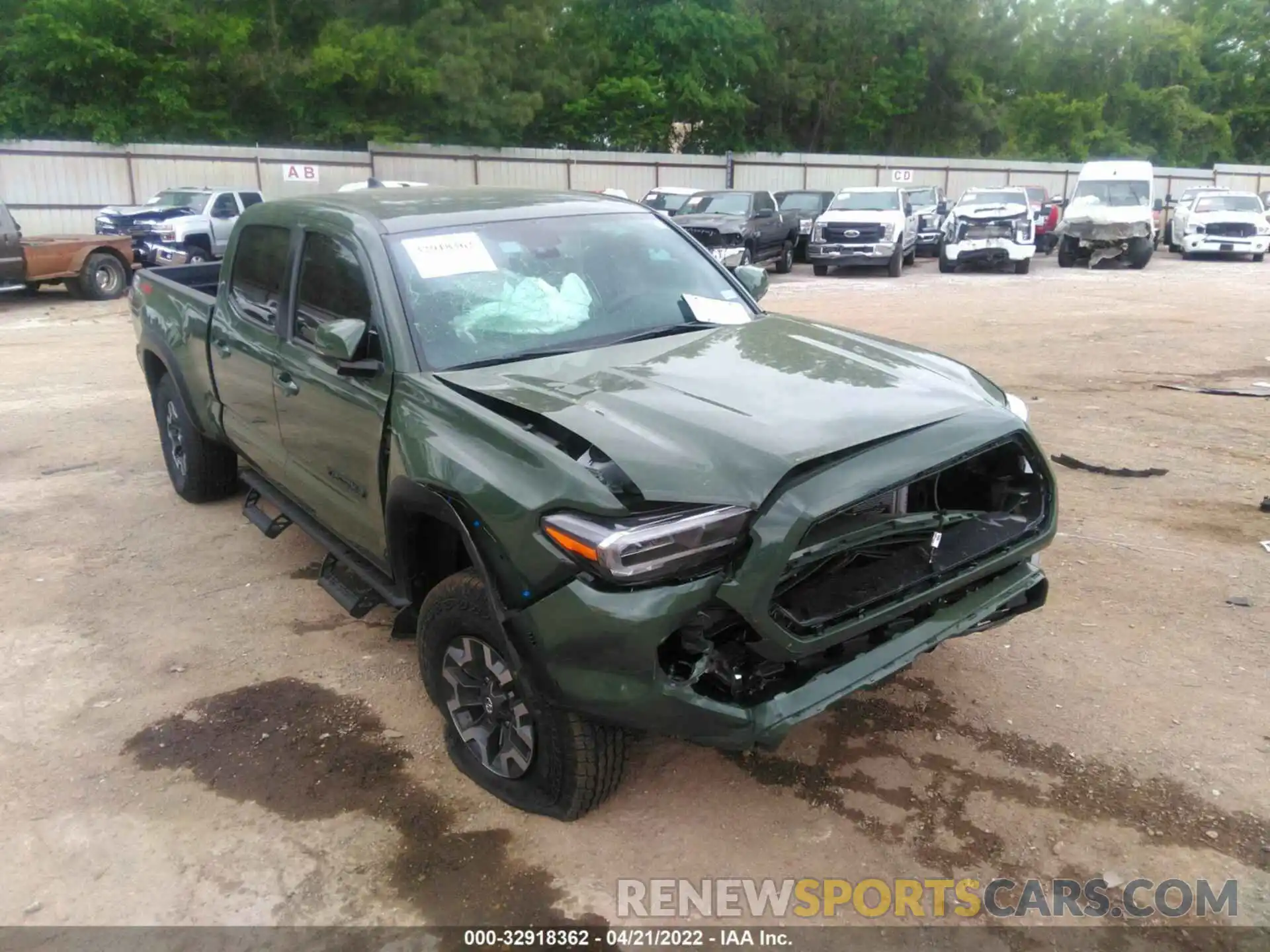 6 Photograph of a damaged car 3TMDZ5BN2NM126779 TOYOTA TACOMA 4WD 2022