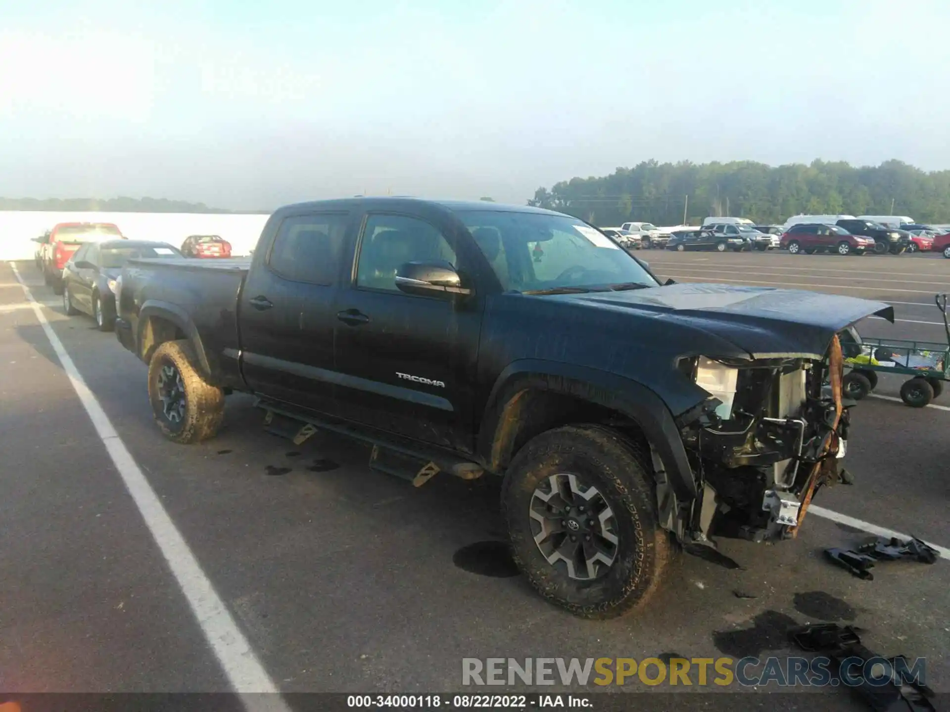 1 Photograph of a damaged car 3TMDZ5BN3NM122353 TOYOTA TACOMA 4WD 2022