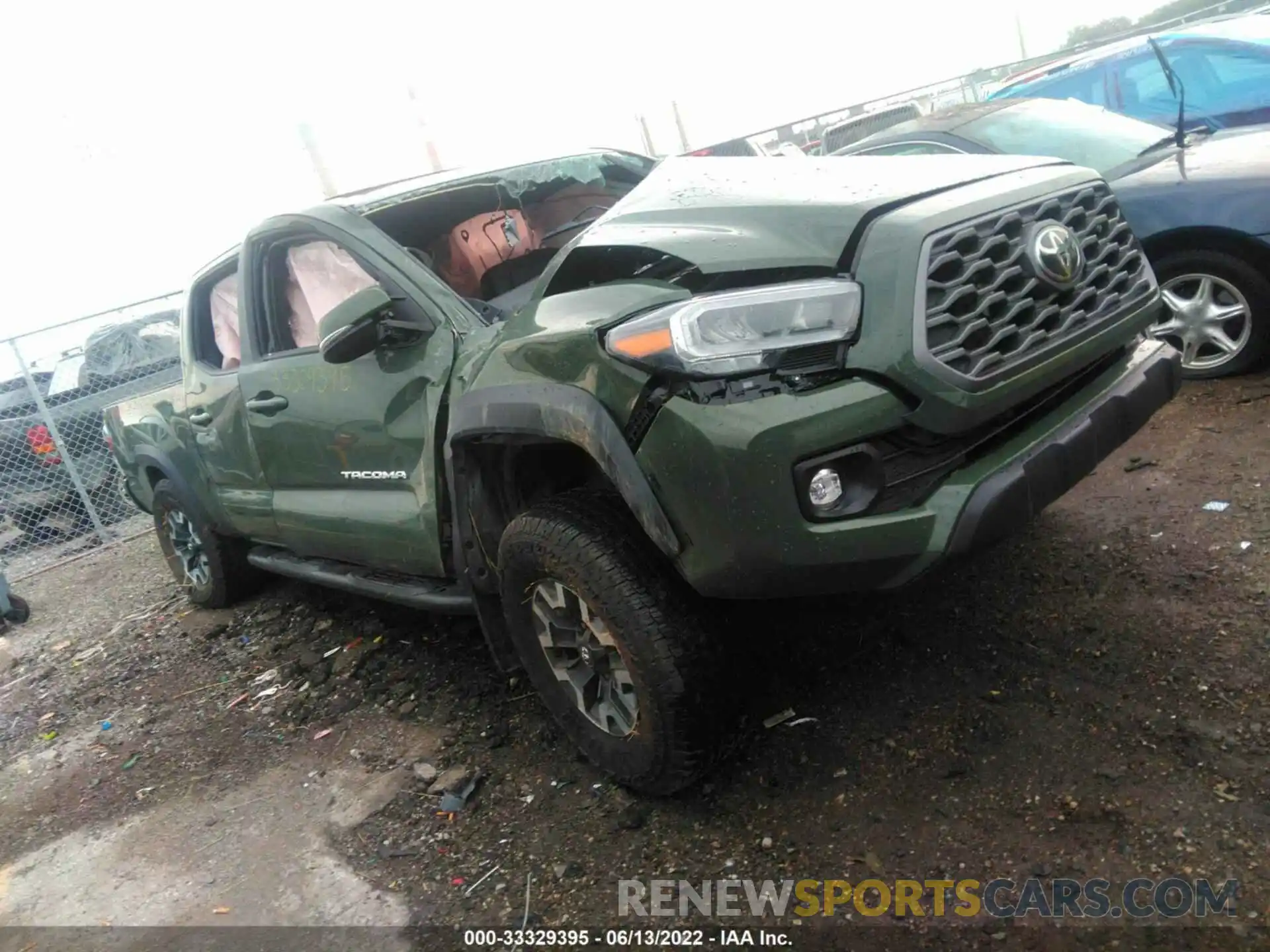 1 Photograph of a damaged car 3TMDZ5BN3NM127083 TOYOTA TACOMA 4WD 2022