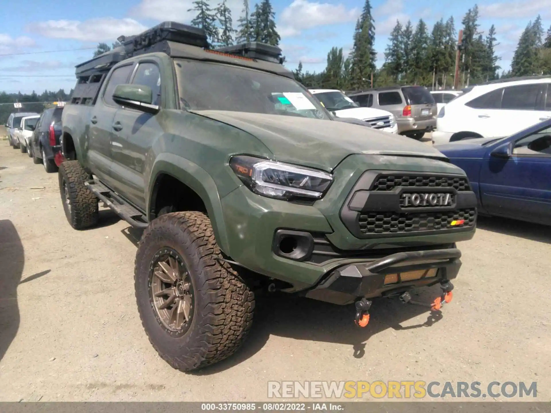 1 Photograph of a damaged car 3TMDZ5BN5NM128686 TOYOTA TACOMA 4WD 2022