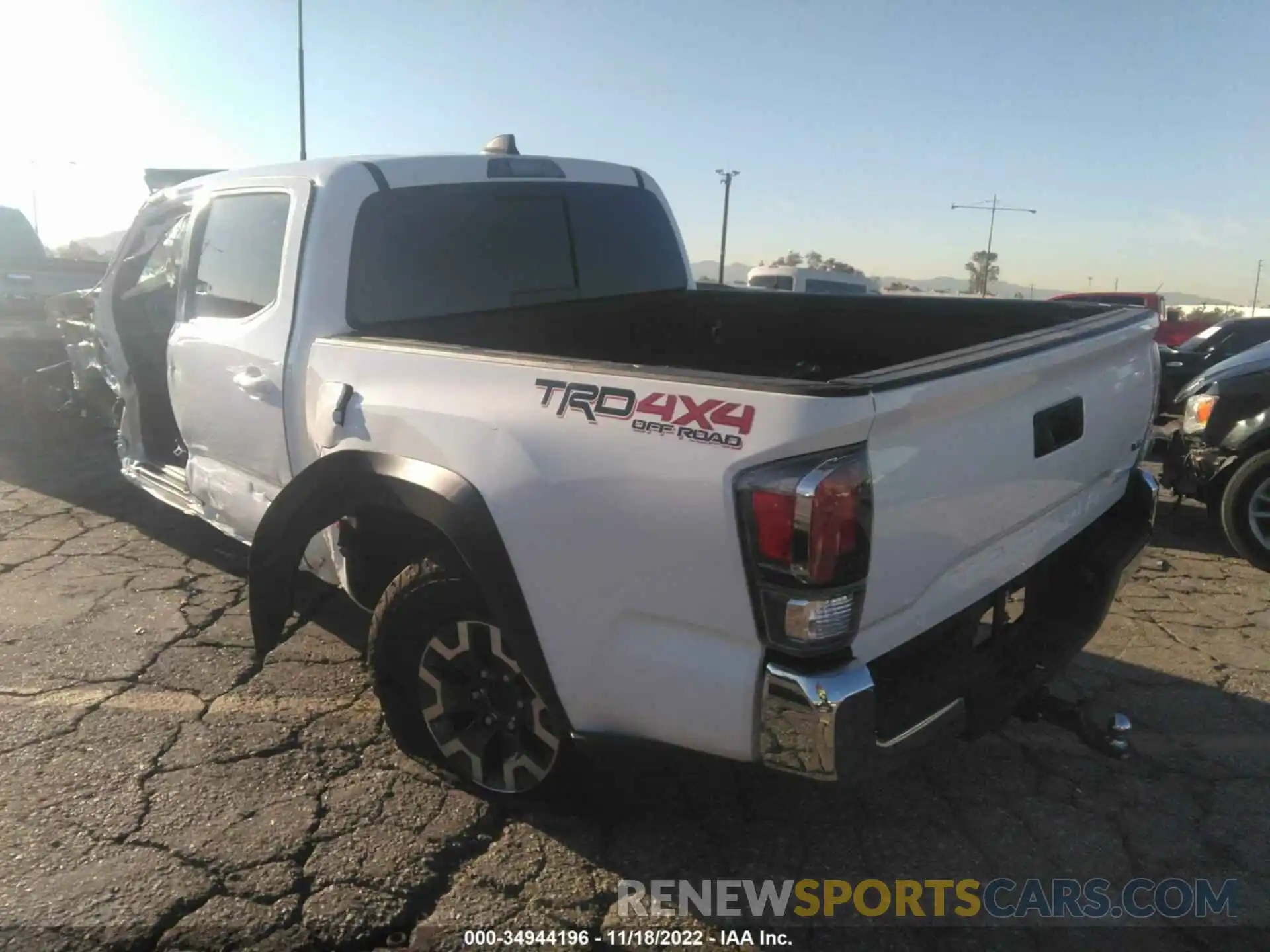 3 Photograph of a damaged car 3TYCZ5AN2NT088973 TOYOTA TACOMA 4WD 2022