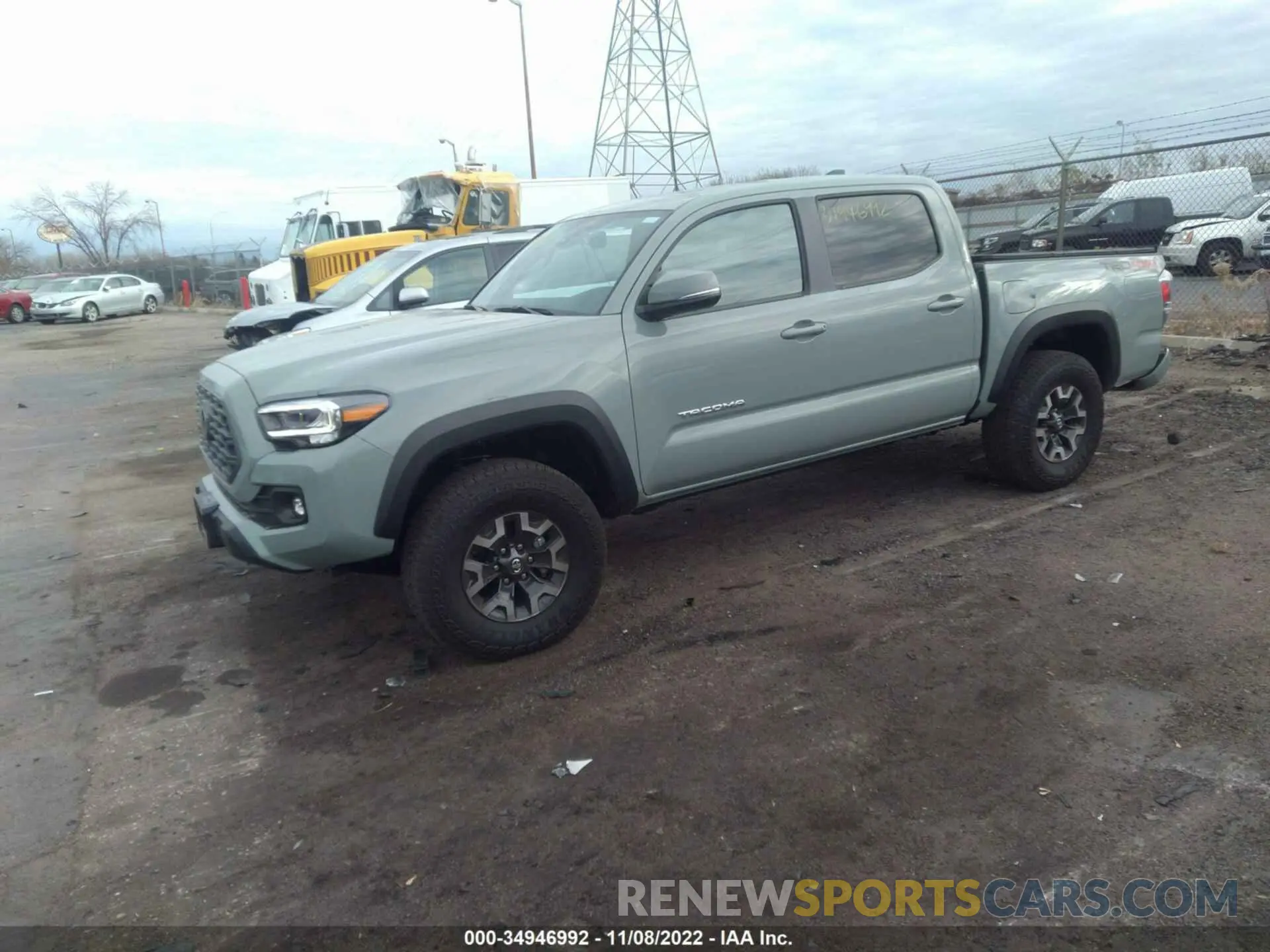 2 Photograph of a damaged car 3TYCZ5AN4NT099974 TOYOTA TACOMA 4WD 2022