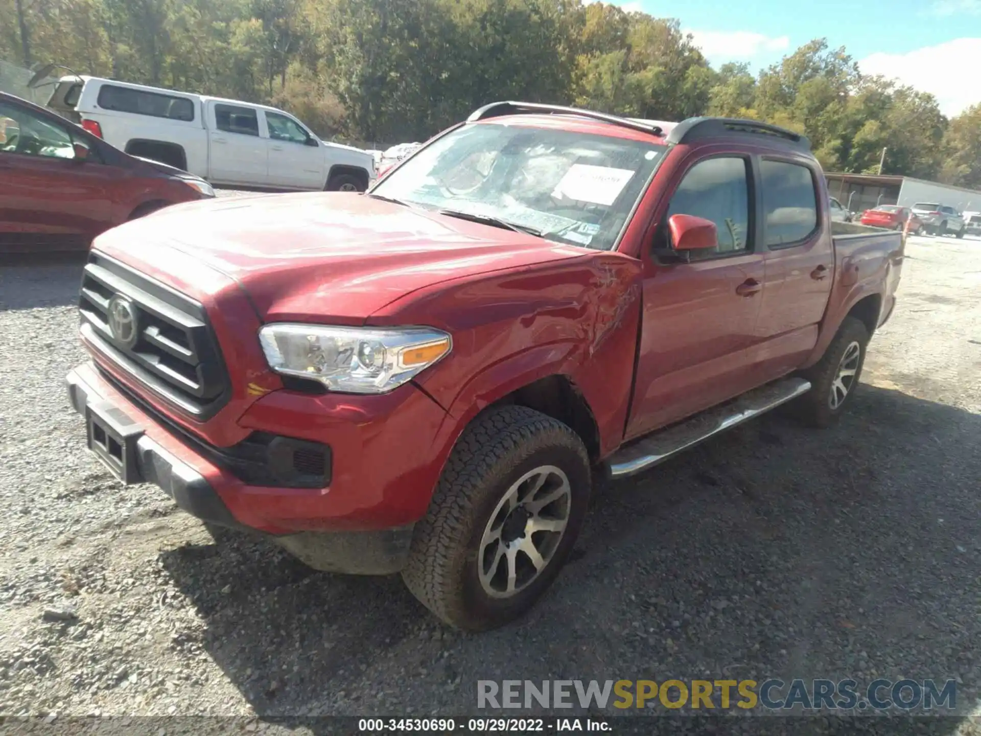 2 Photograph of a damaged car 3TYCZ5AN5NT058916 TOYOTA TACOMA 4WD 2022