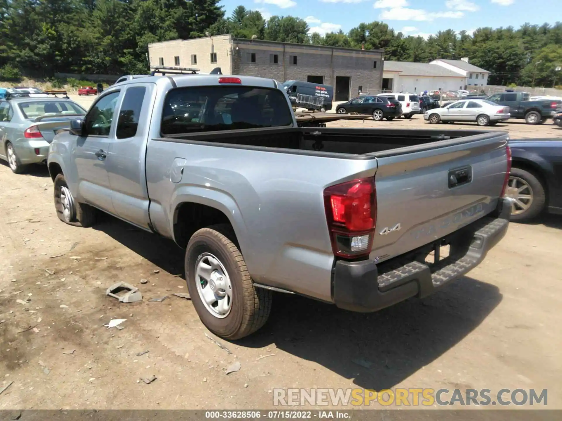 3 Photograph of a damaged car 3TYSX5EN5NT012756 TOYOTA TACOMA 4WD 2022