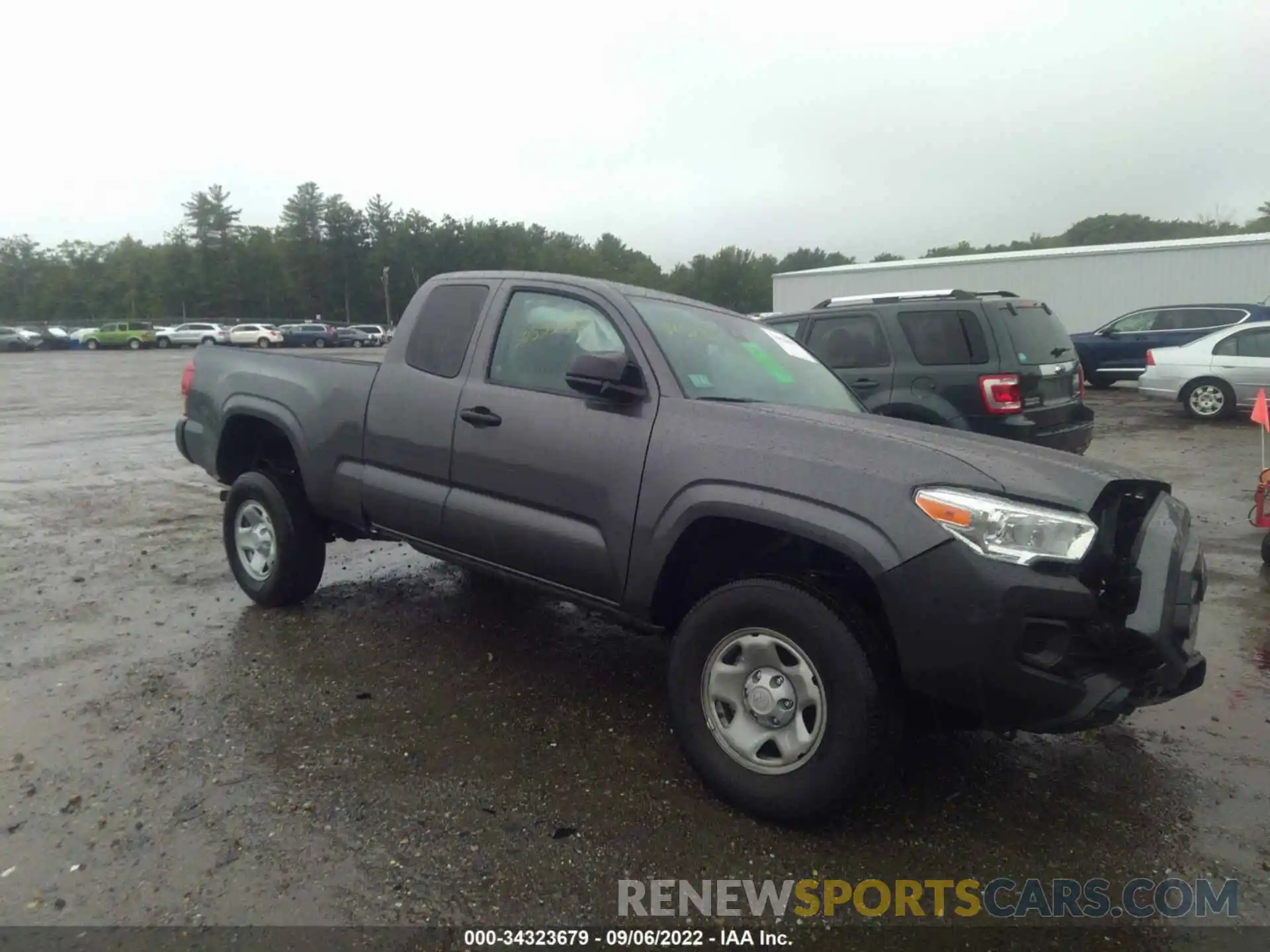 1 Photograph of a damaged car 3TYSX5EN9NT016079 TOYOTA TACOMA 4WD 2022