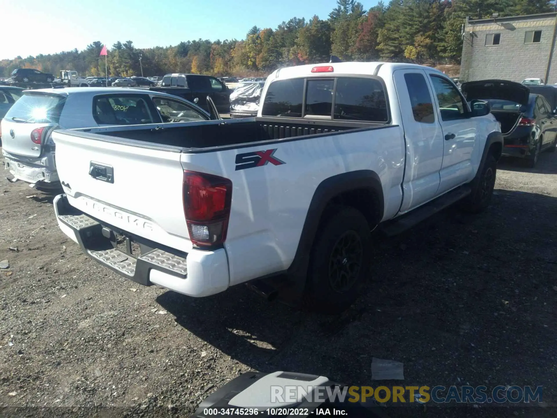 4 Photograph of a damaged car 3TYSX5ENXNT013045 TOYOTA TACOMA 4WD 2022