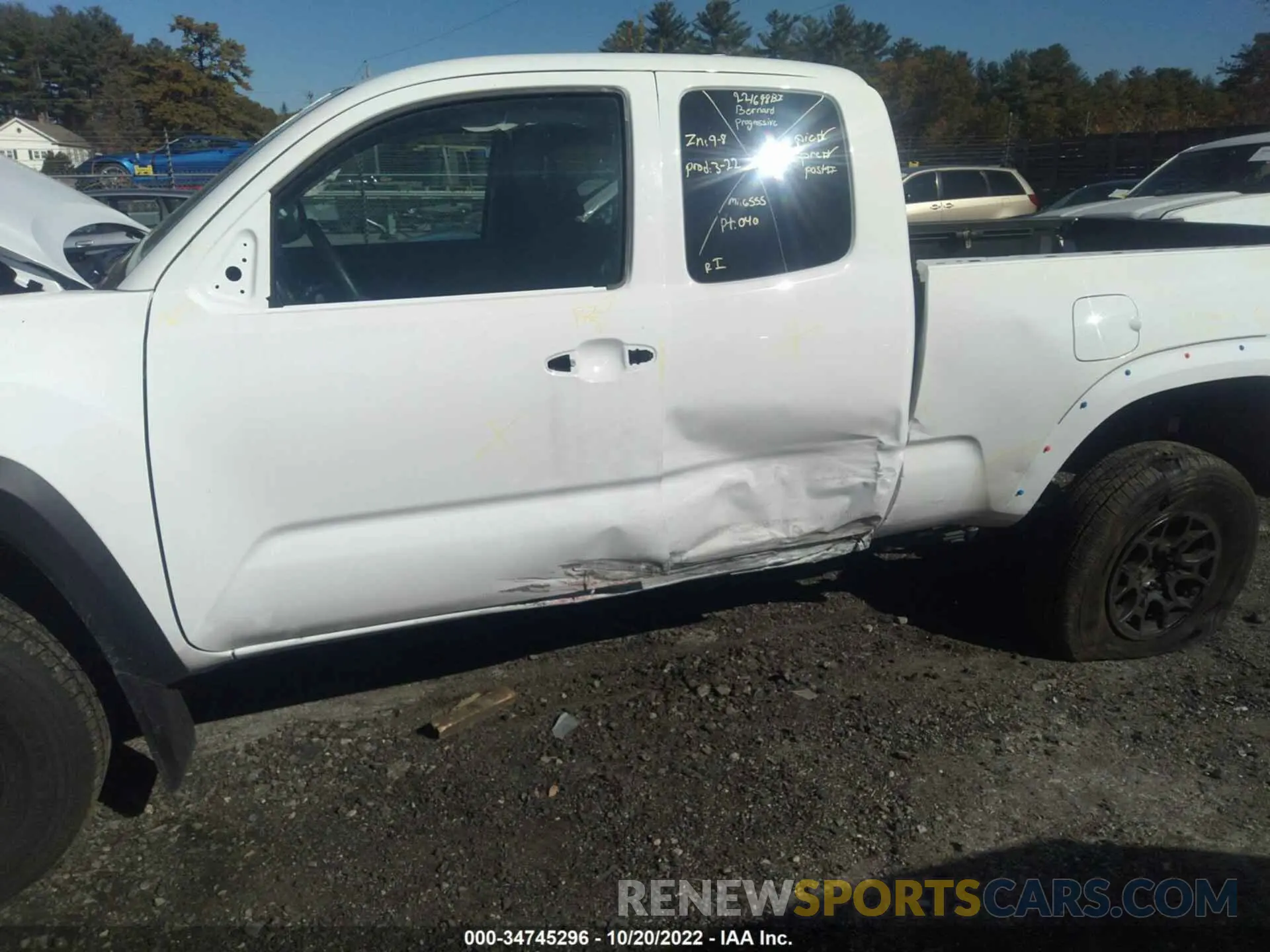 6 Photograph of a damaged car 3TYSX5ENXNT013045 TOYOTA TACOMA 4WD 2022
