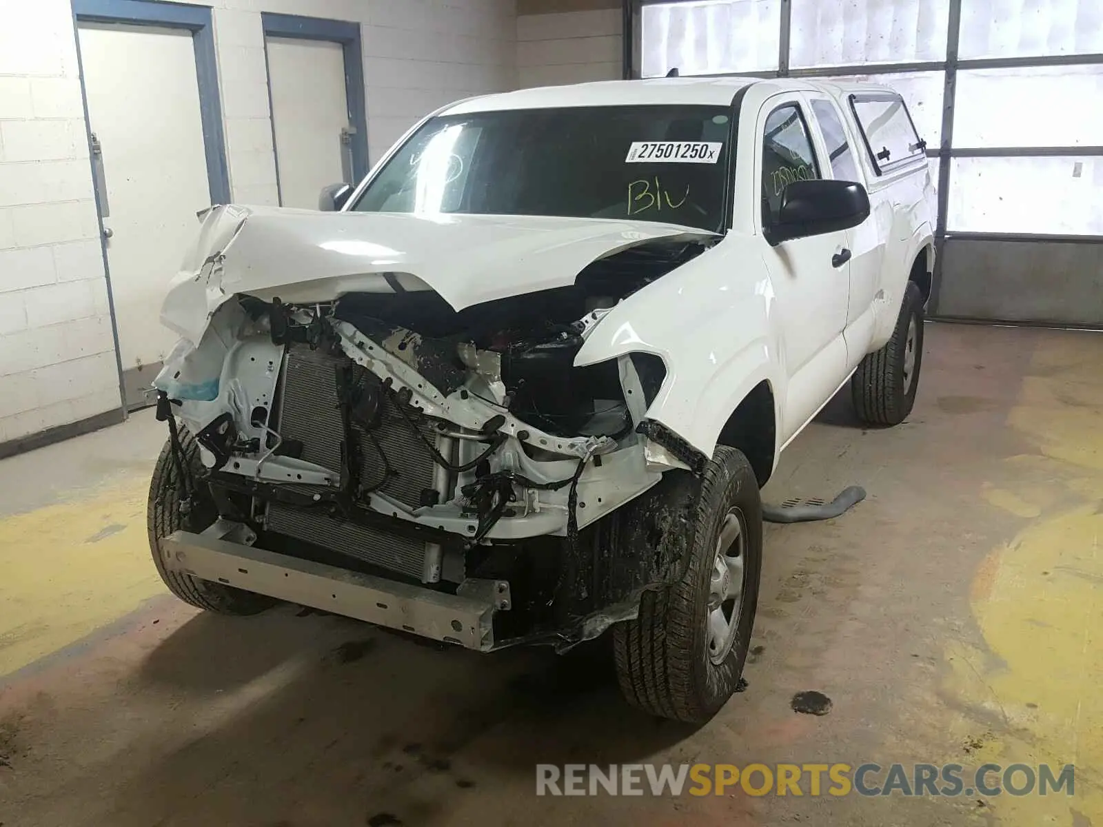 2 Photograph of a damaged car 5TFRX5GN8KX163233 TOYOTA TACOMA ACC 2019