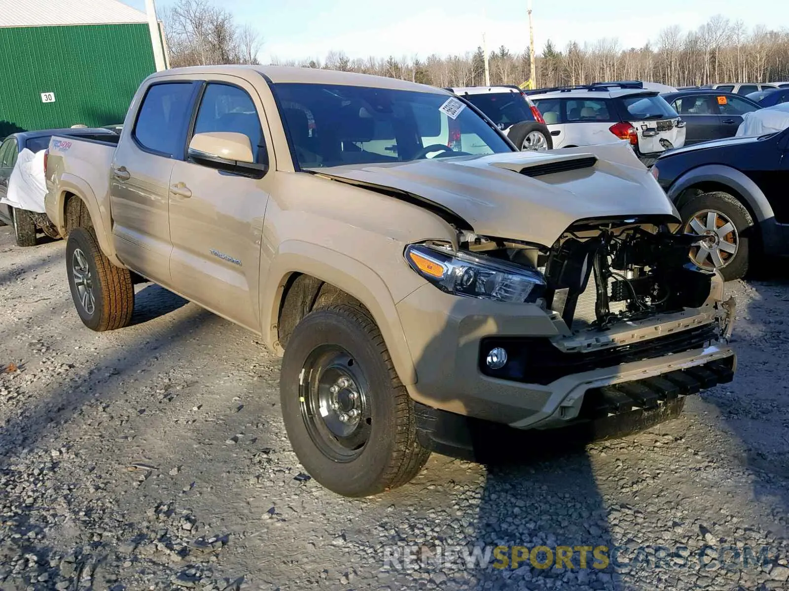 1 Photograph of a damaged car 5TFCZ5AN3KX169689 TOYOTA TACOMA DOU 2019