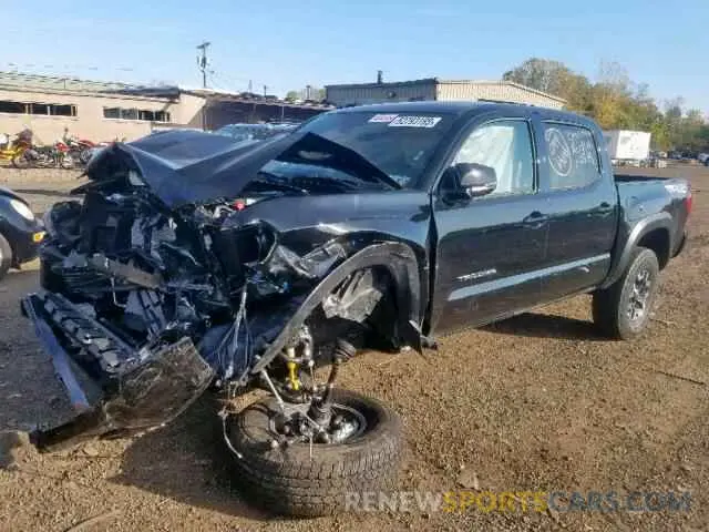 2 Photograph of a damaged car 5TFCZ5AN3KX196567 TOYOTA TACOMA DOU 2019