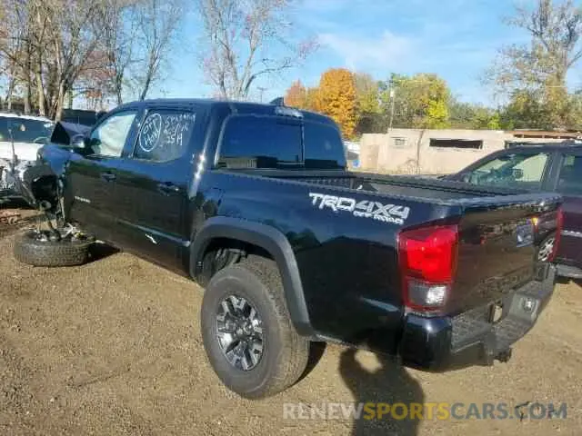 3 Photograph of a damaged car 5TFCZ5AN3KX196567 TOYOTA TACOMA DOU 2019