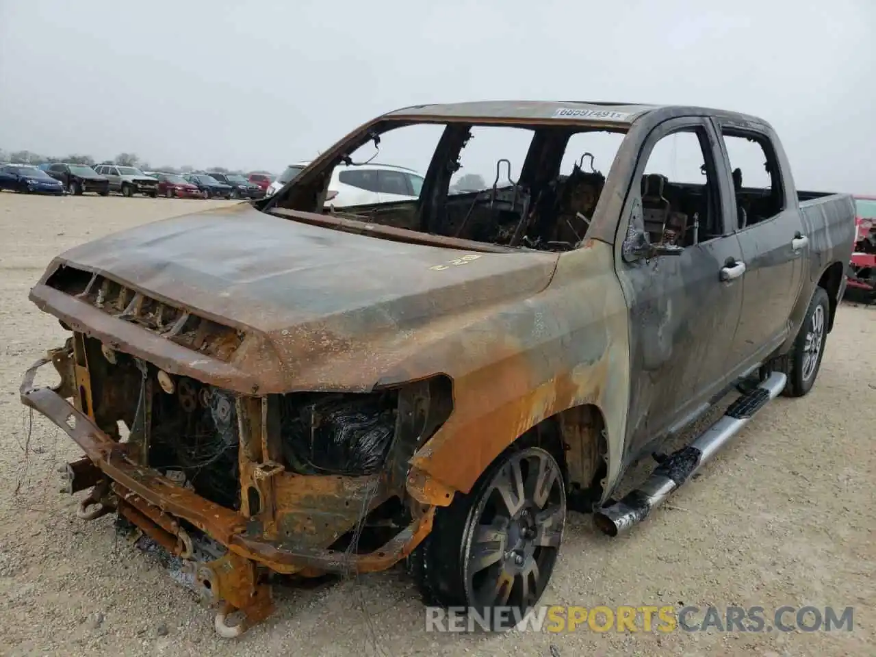 2 Photograph of a damaged car 5TFAY5F10KX813410 TOYOTA TUNDRA 2019