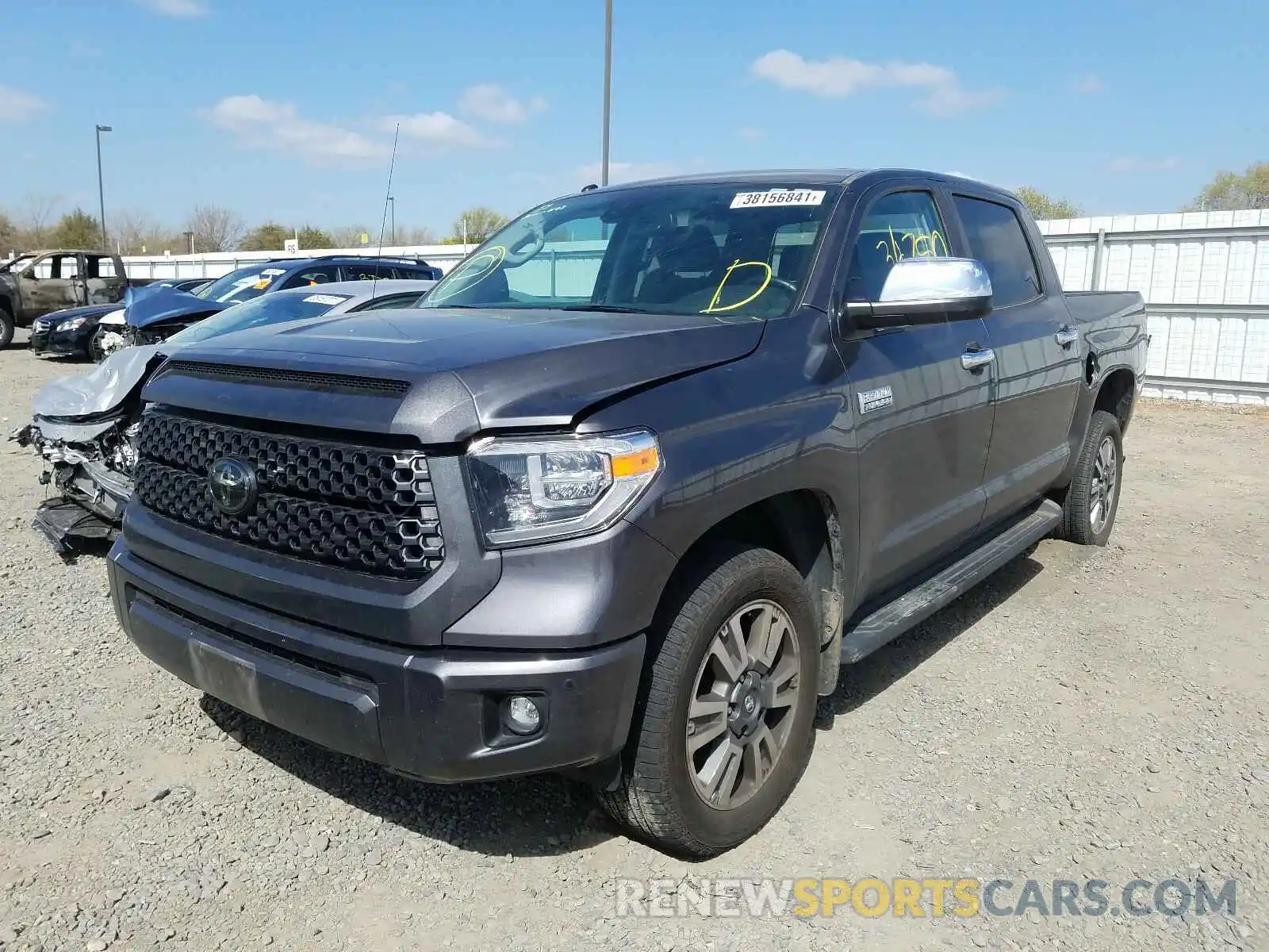 2 Photograph of a damaged car 5TFAY5F10KX865460 TOYOTA TUNDRA 2019