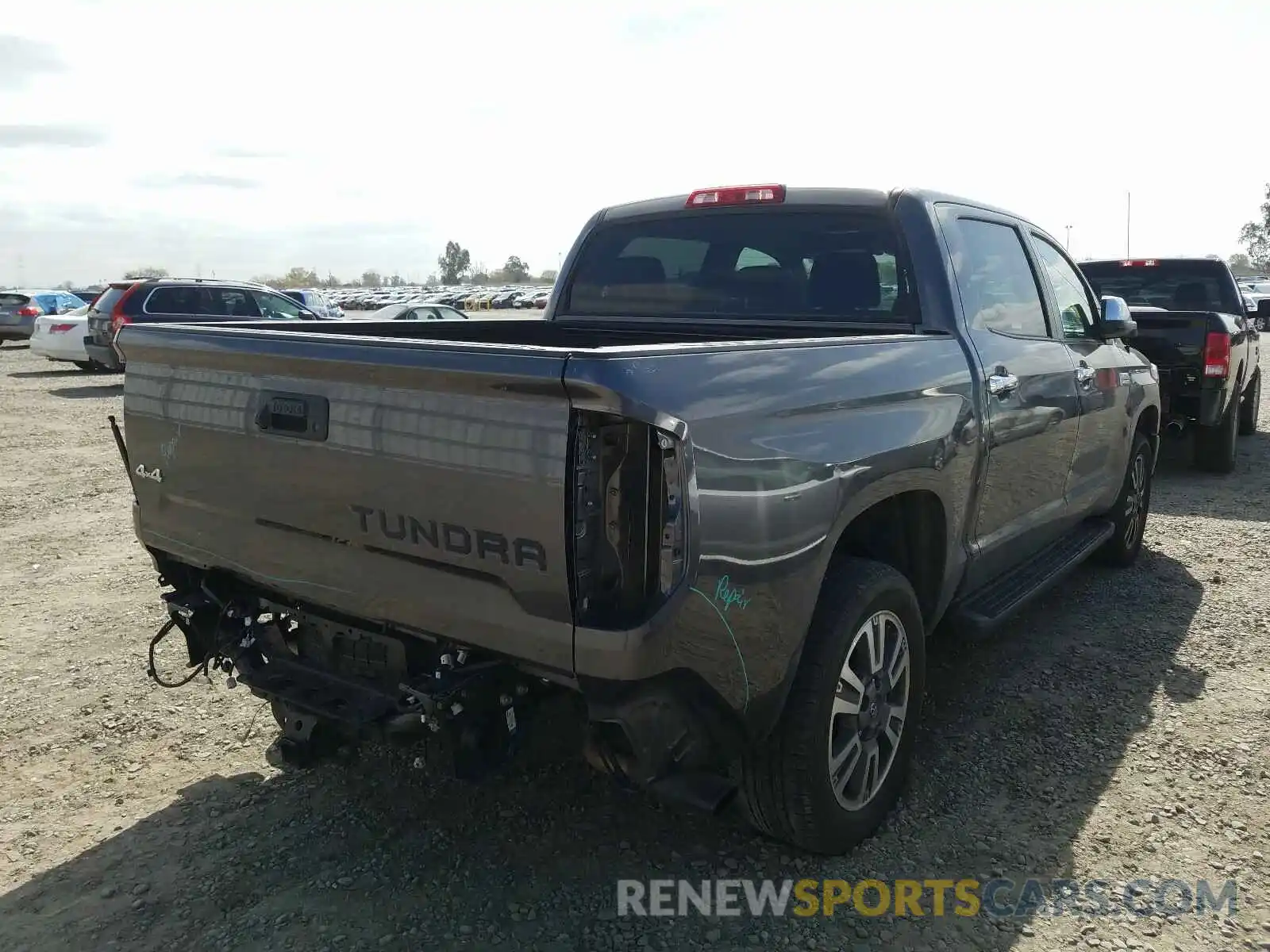 4 Photograph of a damaged car 5TFAY5F10KX865460 TOYOTA TUNDRA 2019